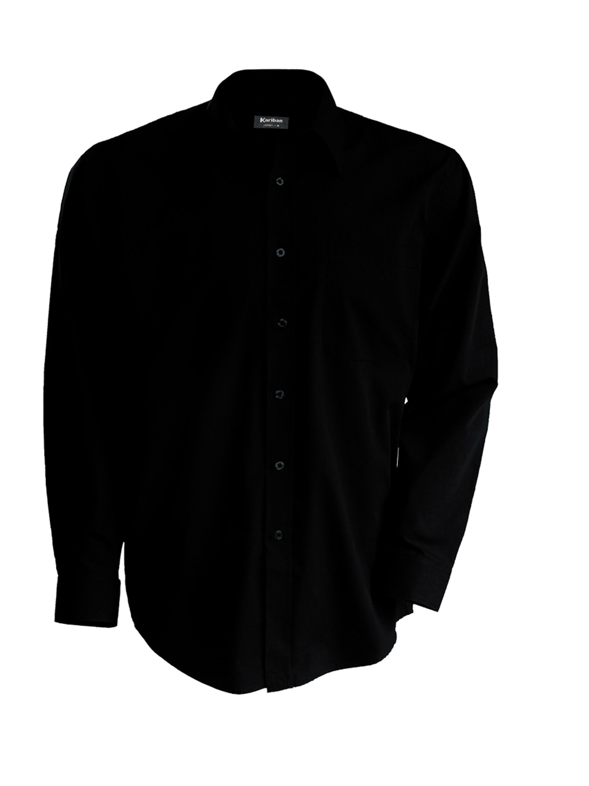JOFREY > CHEMISE MANCHES LONGUES Black Noir, à personnaliser avec le logo de votre club. JOFREY > CHEMISE MANCHES LONGUES Black Noir
