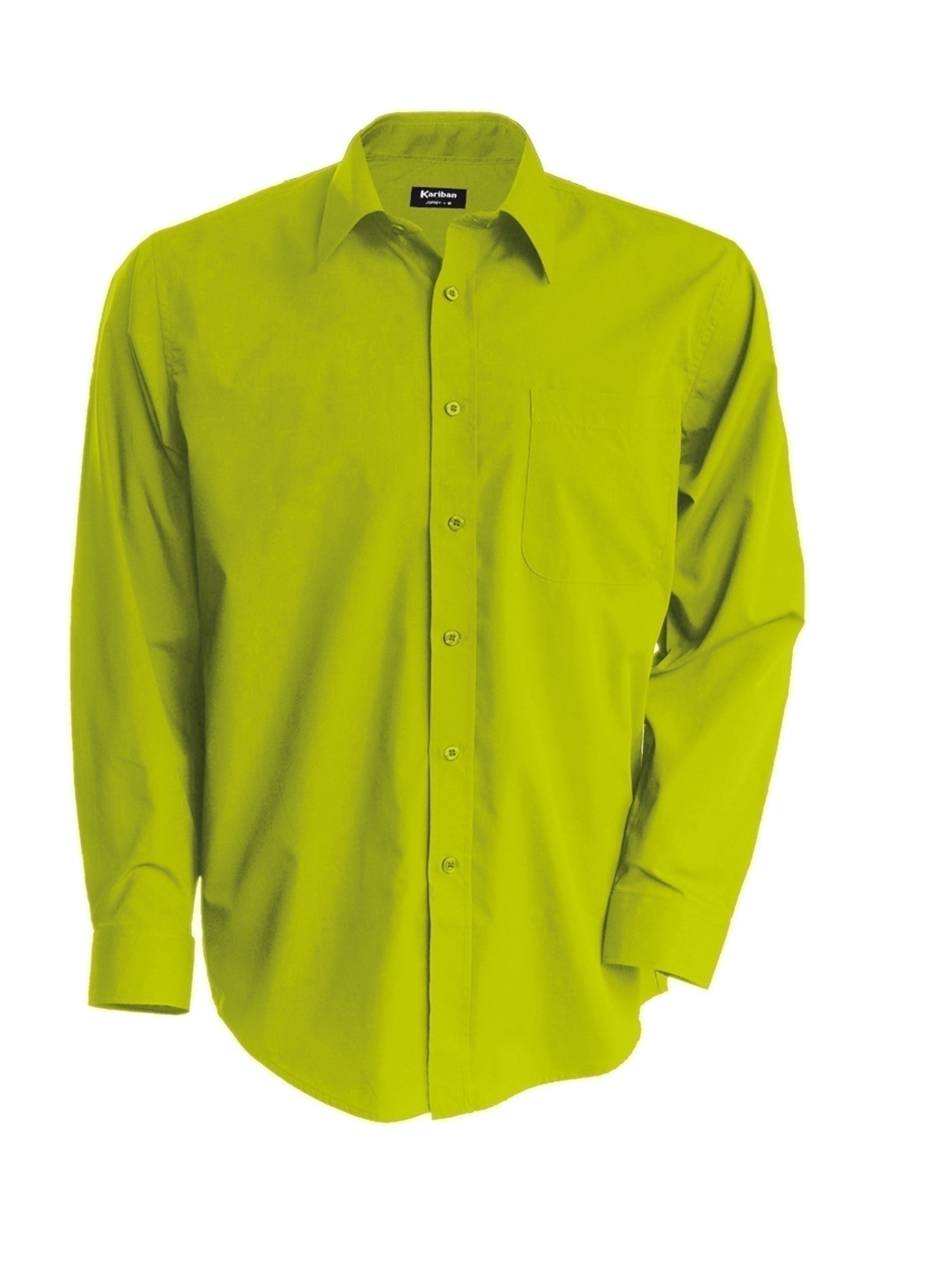 JOFREY > CHEMISE MANCHES LONGUES Burnt Lime Vert, à personnaliser avec le logo de votre club. JOFREY > CHEMISE MANCHES LONGUES Burnt Lime Vert