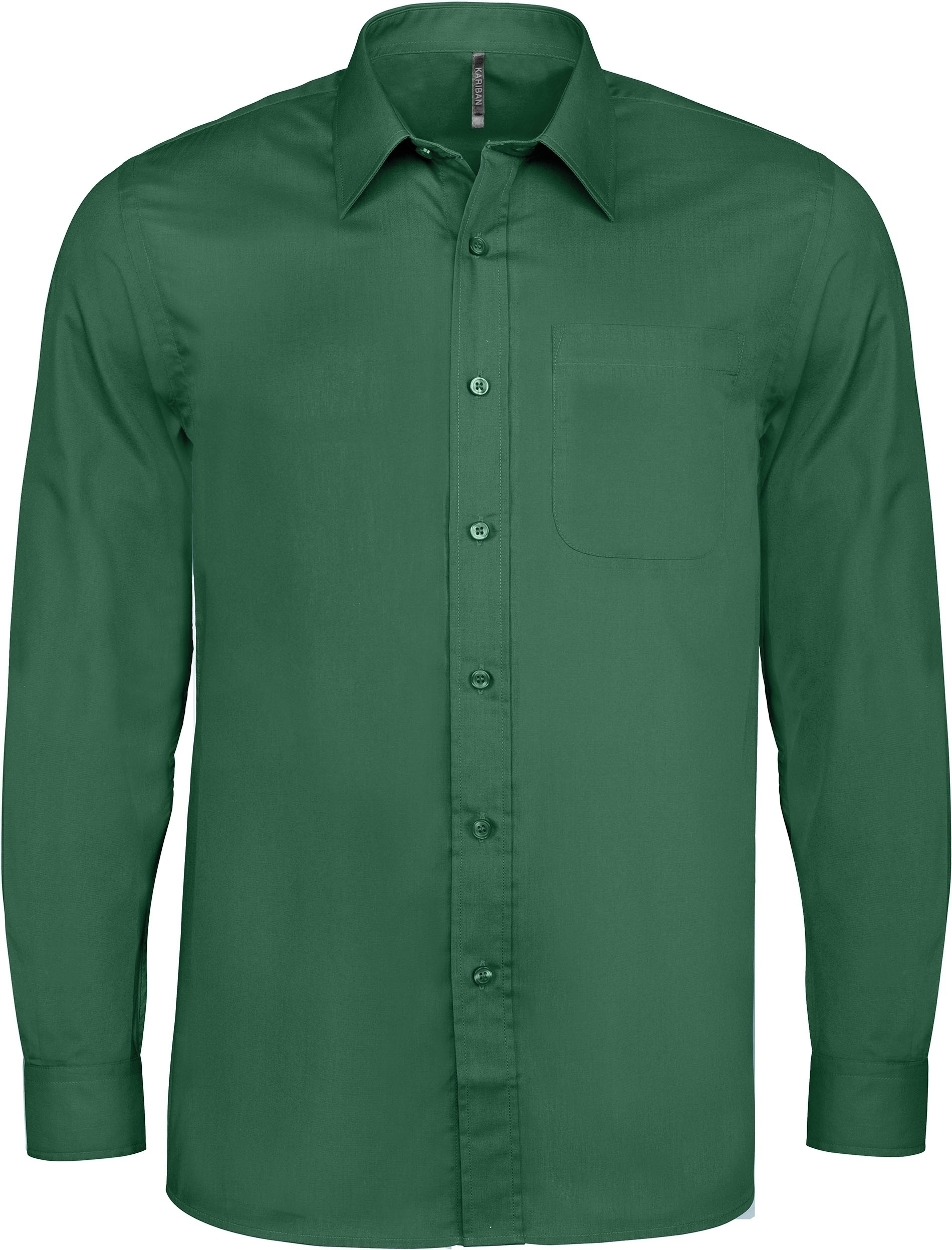 JOFREY > CHEMISE MANCHES LONGUES Forest Green Vert, à personnaliser avec le logo de votre club. JOFREY > CHEMISE MANCHES LONGUES Forest Green Vert