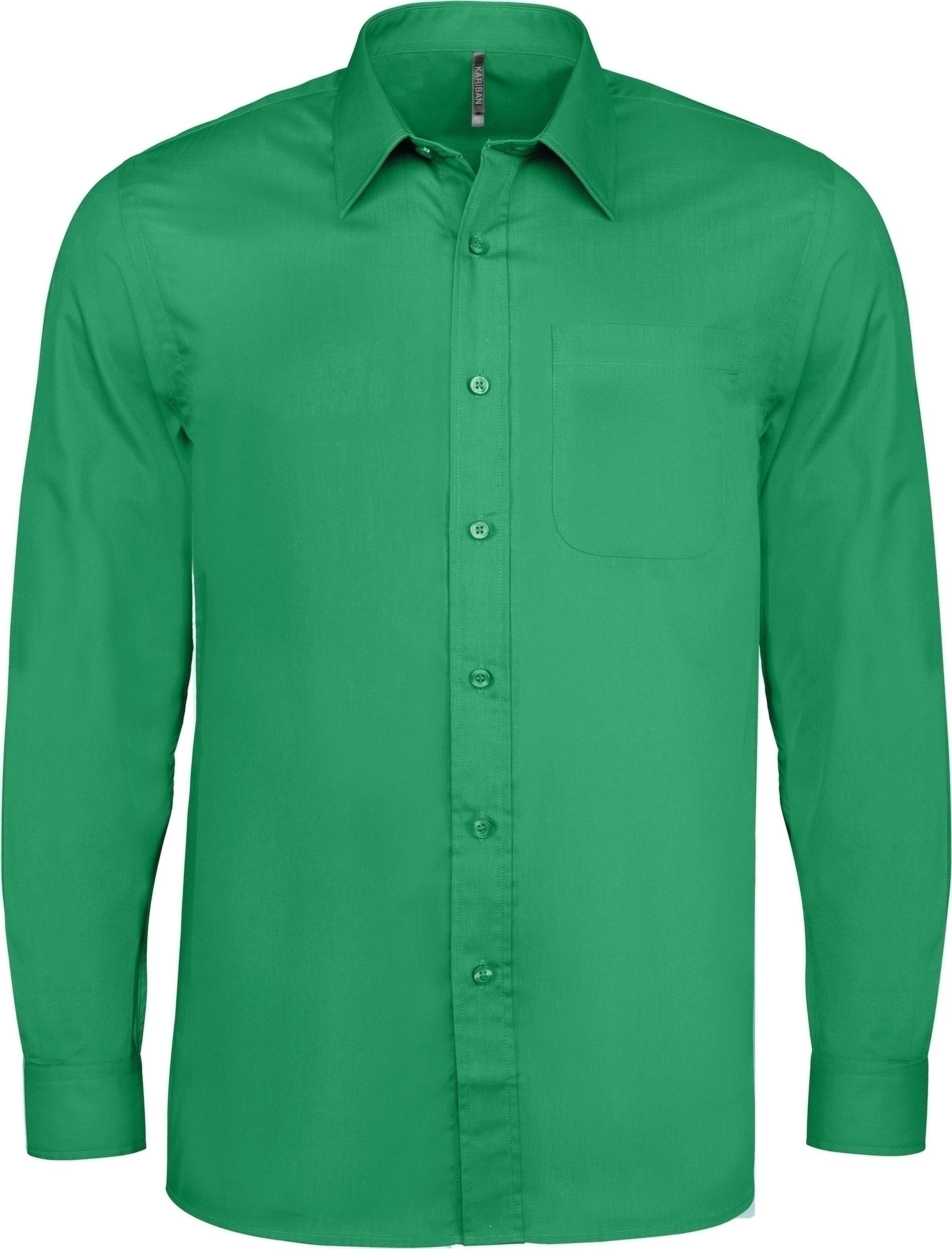 JOFREY > CHEMISE MANCHES LONGUES Kelly Green Vert, à personnaliser avec le logo de votre club. JOFREY > CHEMISE MANCHES LONGUES Kelly Green Vert