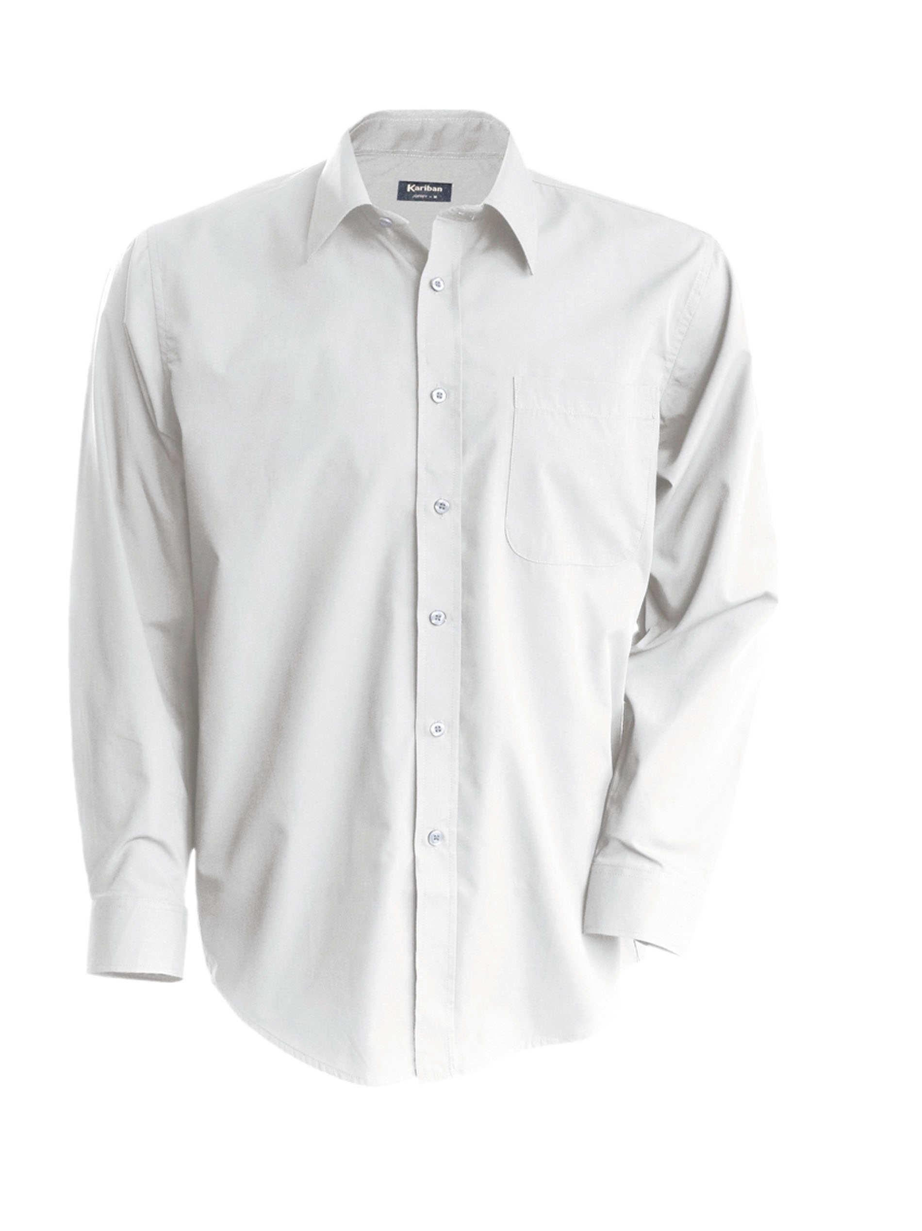 JOFREY > CHEMISE MANCHES LONGUES White Blanc, à personnaliser avec le logo de votre club. JOFREY > CHEMISE MANCHES LONGUES White Blanc