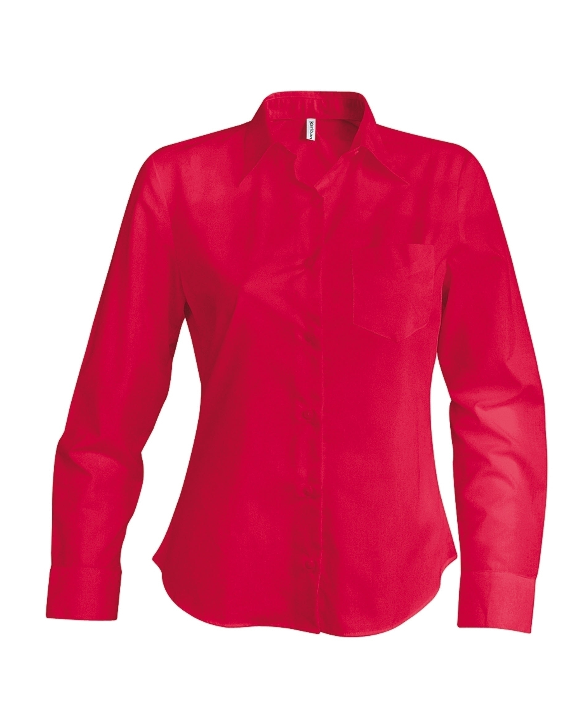Jessica > chemise manches longues femme Classic Red Rouge, à personnaliser avec le logo de votre club. Jessica > chemise manches longues femme Classic Red Rouge