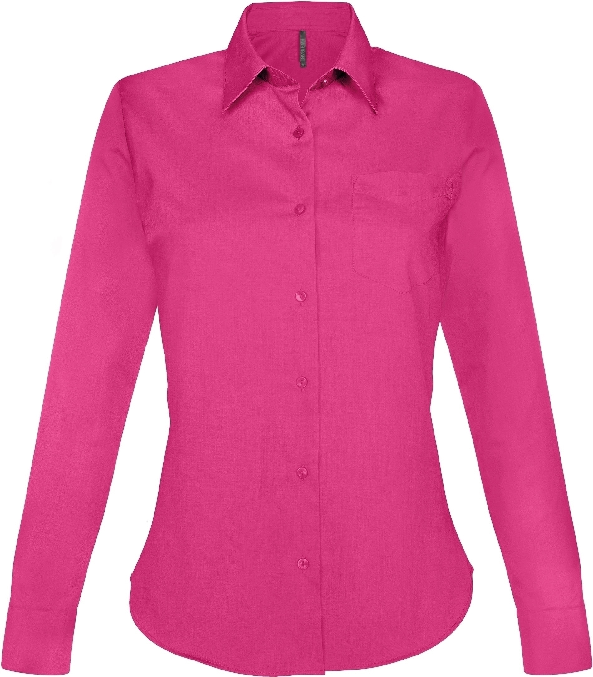 Jessica > chemise manches longues femme Fuchsia Rose, à personnaliser avec le logo de votre club. Jessica > chemise manches longues femme Fuchsia Rose