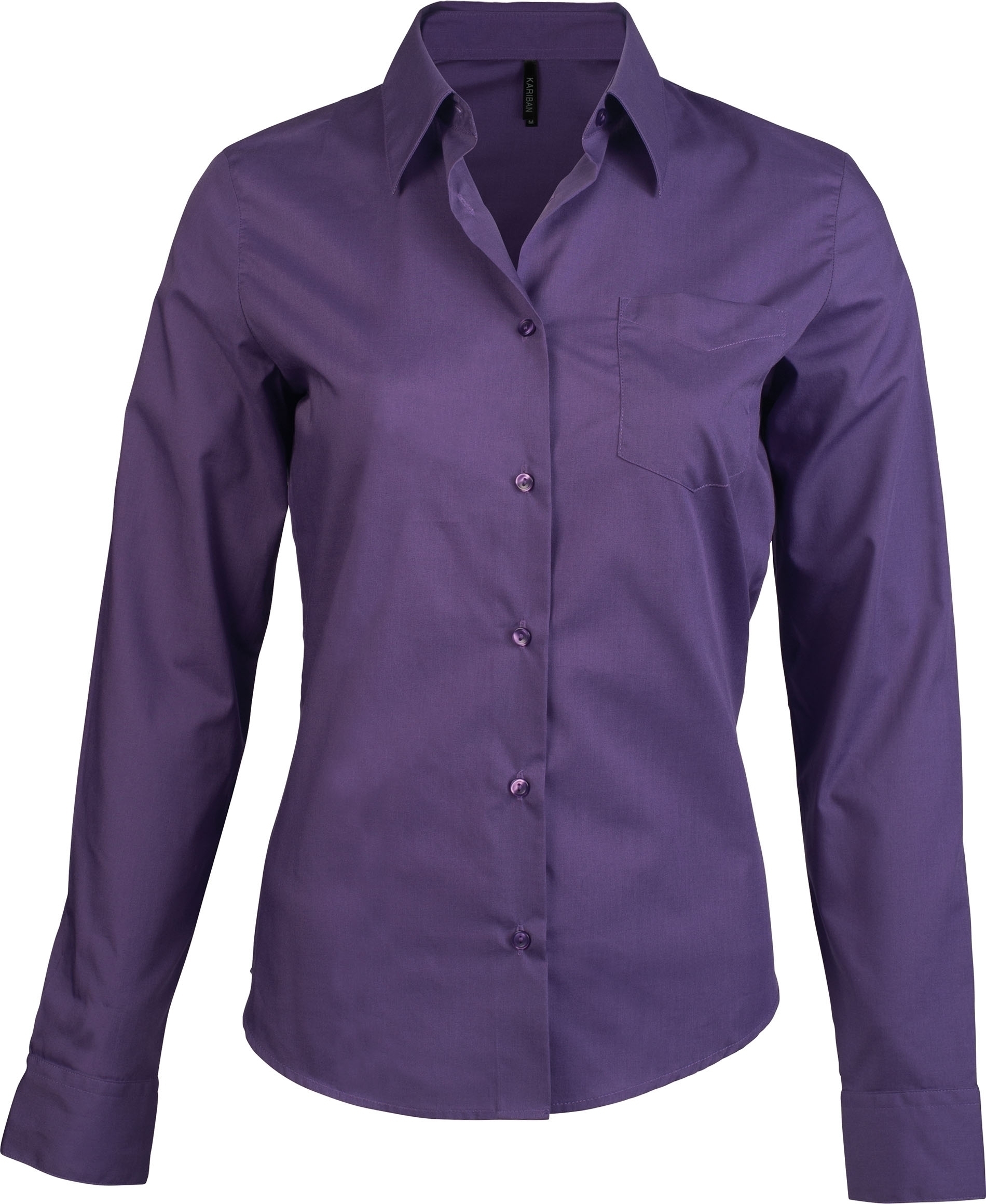 Jessica > chemise manches longues femme Purple Rose, à personnaliser avec le logo de votre club. Jessica > chemise manches longues femme Purple Rose
