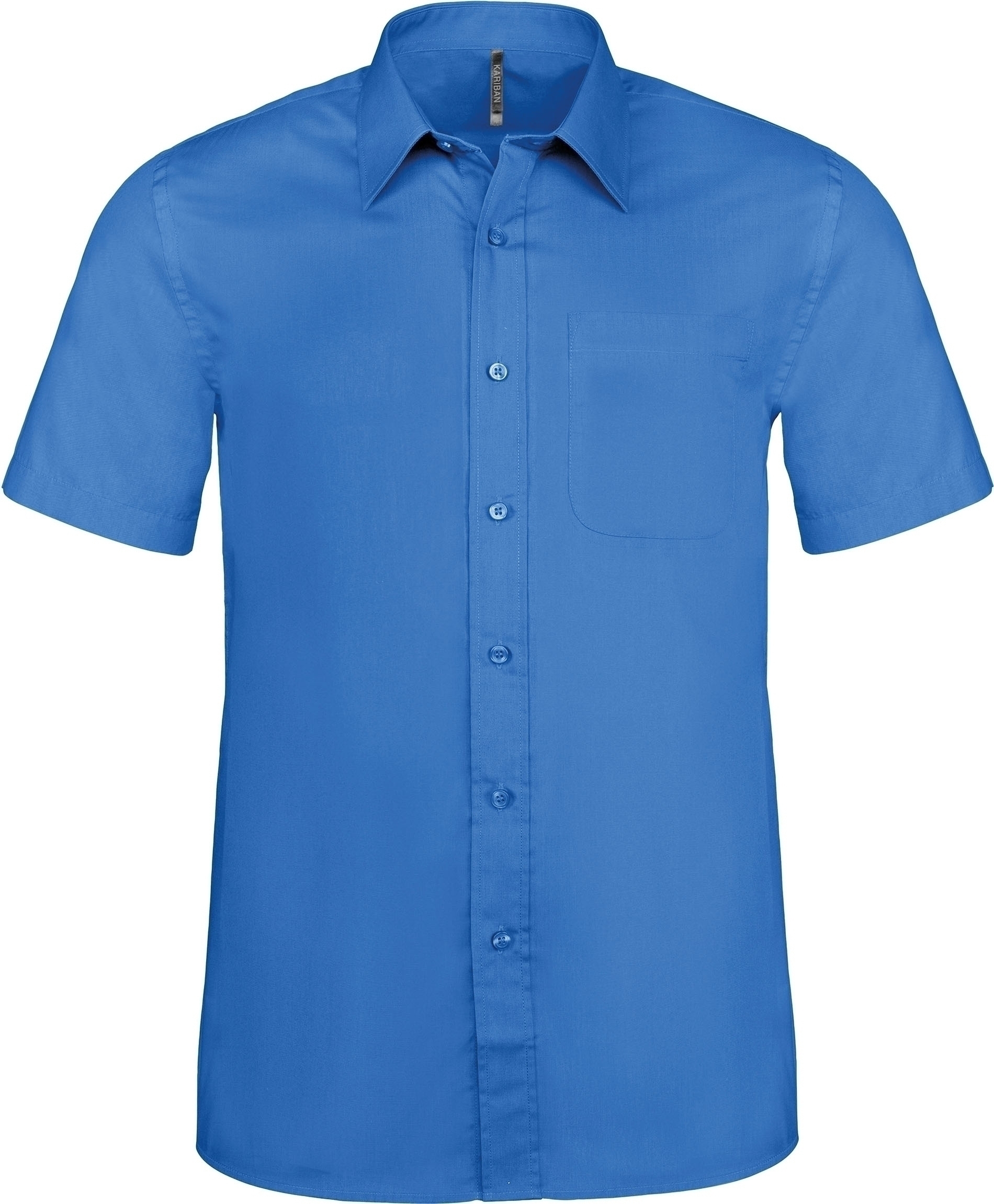 ACE > CHEMISE MANCHES COURTES Light Royal Blue Bleu, à personnaliser avec le logo de votre club. ACE > CHEMISE MANCHES COURTES Light Royal Blue Bleu
