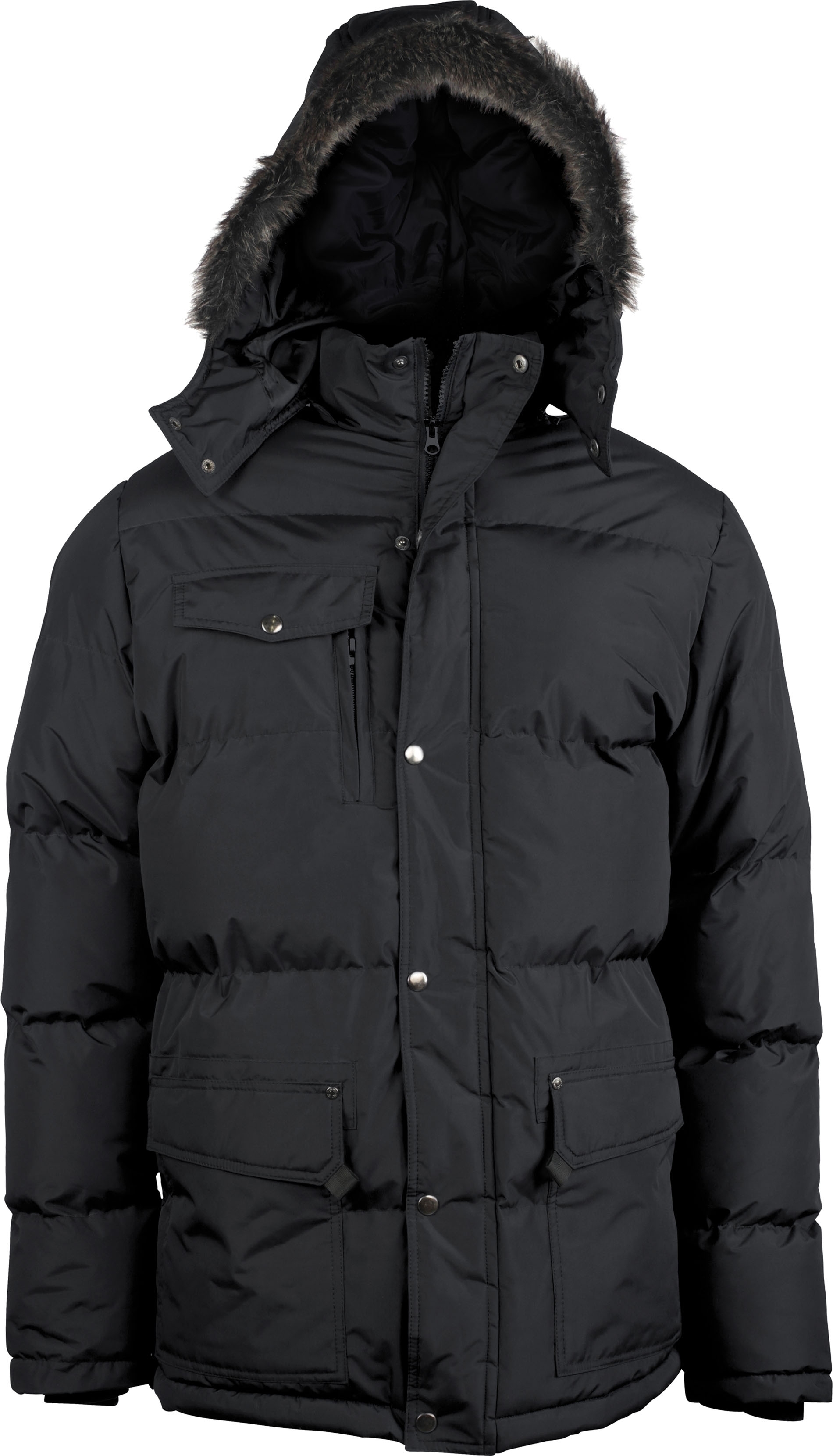 PARKA MATELASSÉE Black Noir, à personnaliser avec le logo de votre club. PARKA MATELASSÉE Black Noir