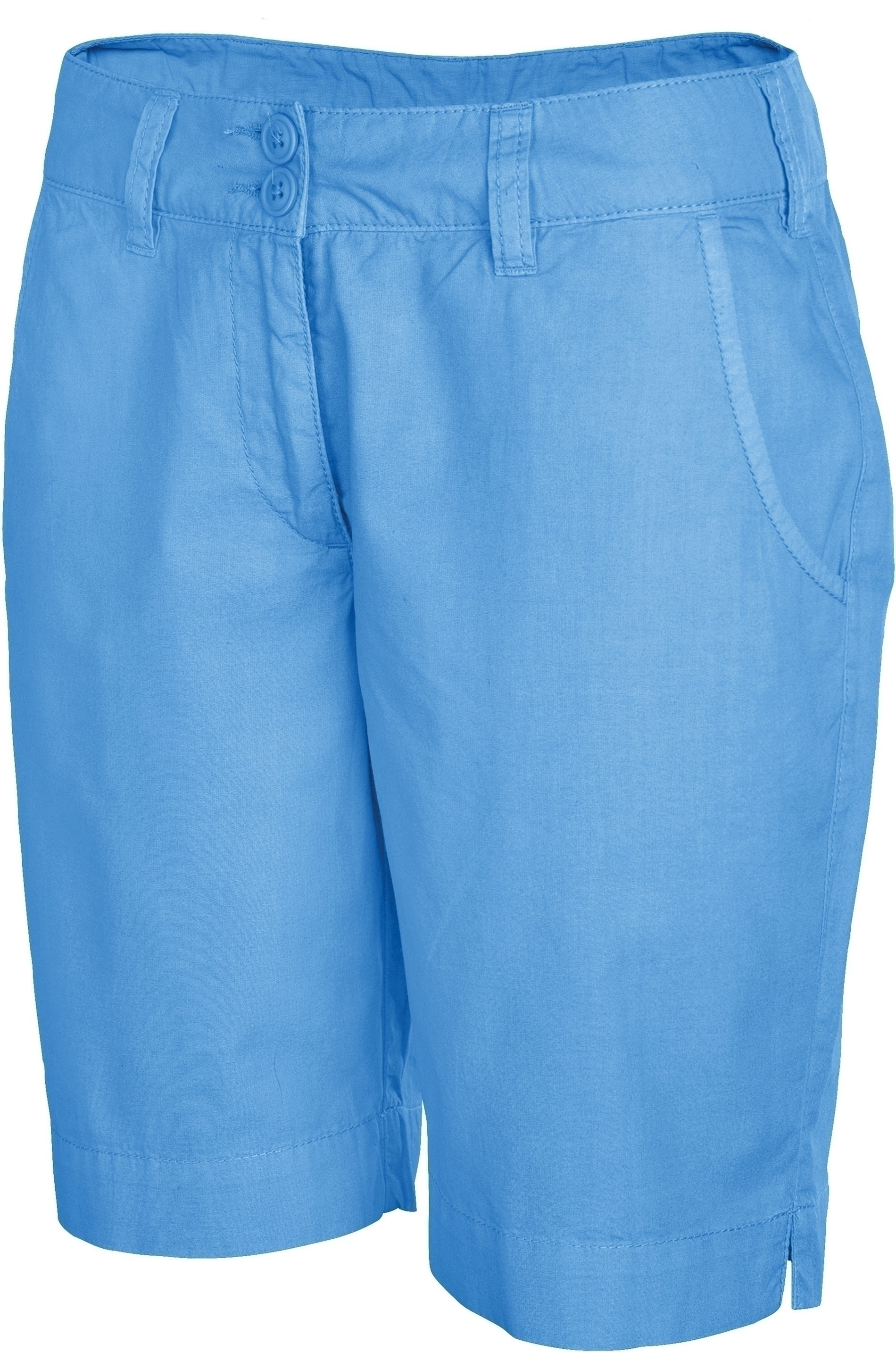 BERMUDA FEMME Bleu Washed Blue, à personnaliser avec le logo de votre club. BERMUDA FEMME Bleu Washed Blue