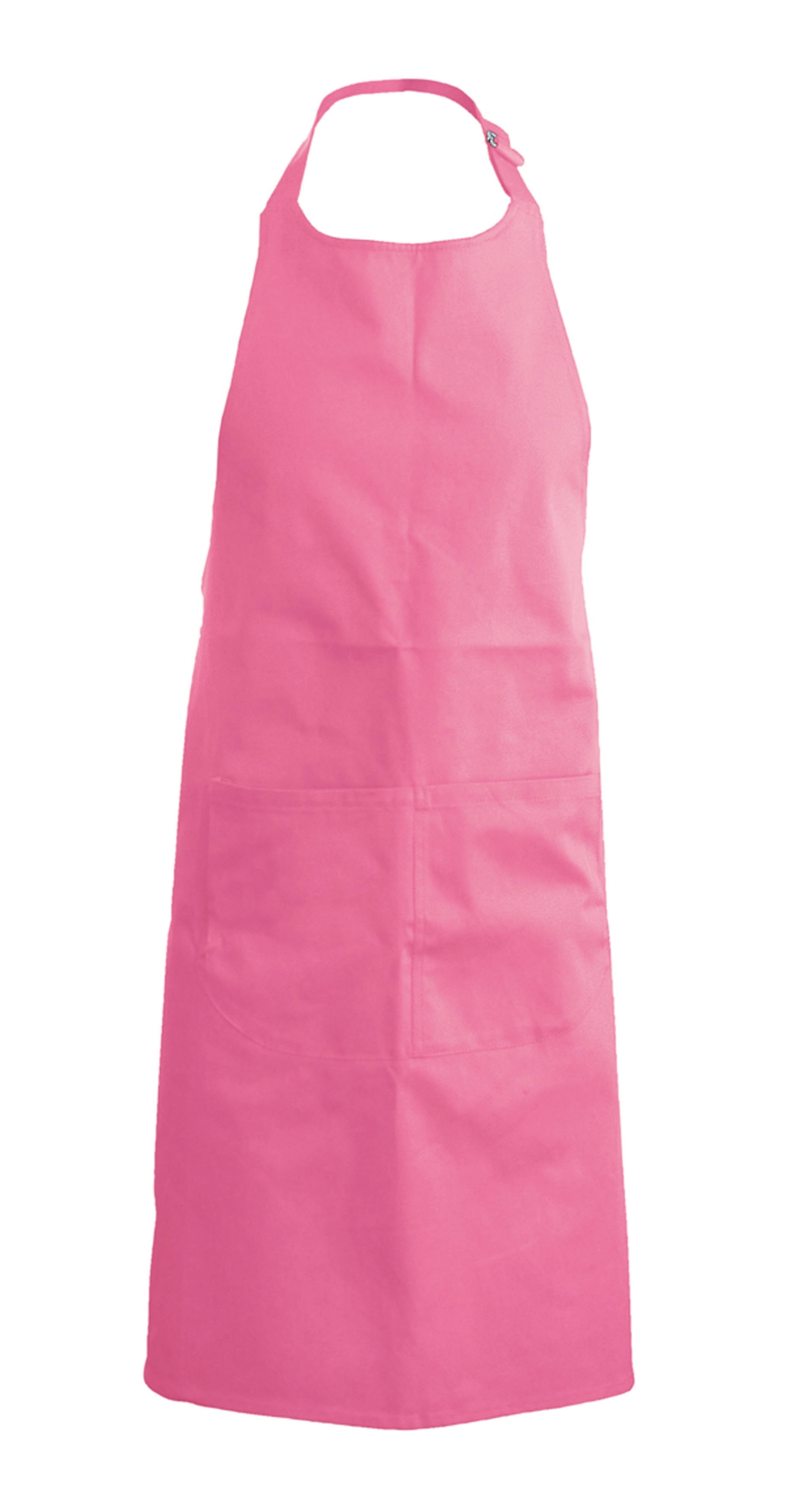 Tablier coton avec poche Dark Pink Rose, à personnaliser avec le logo de votre club. Tablier coton avec poche Dark Pink Rose