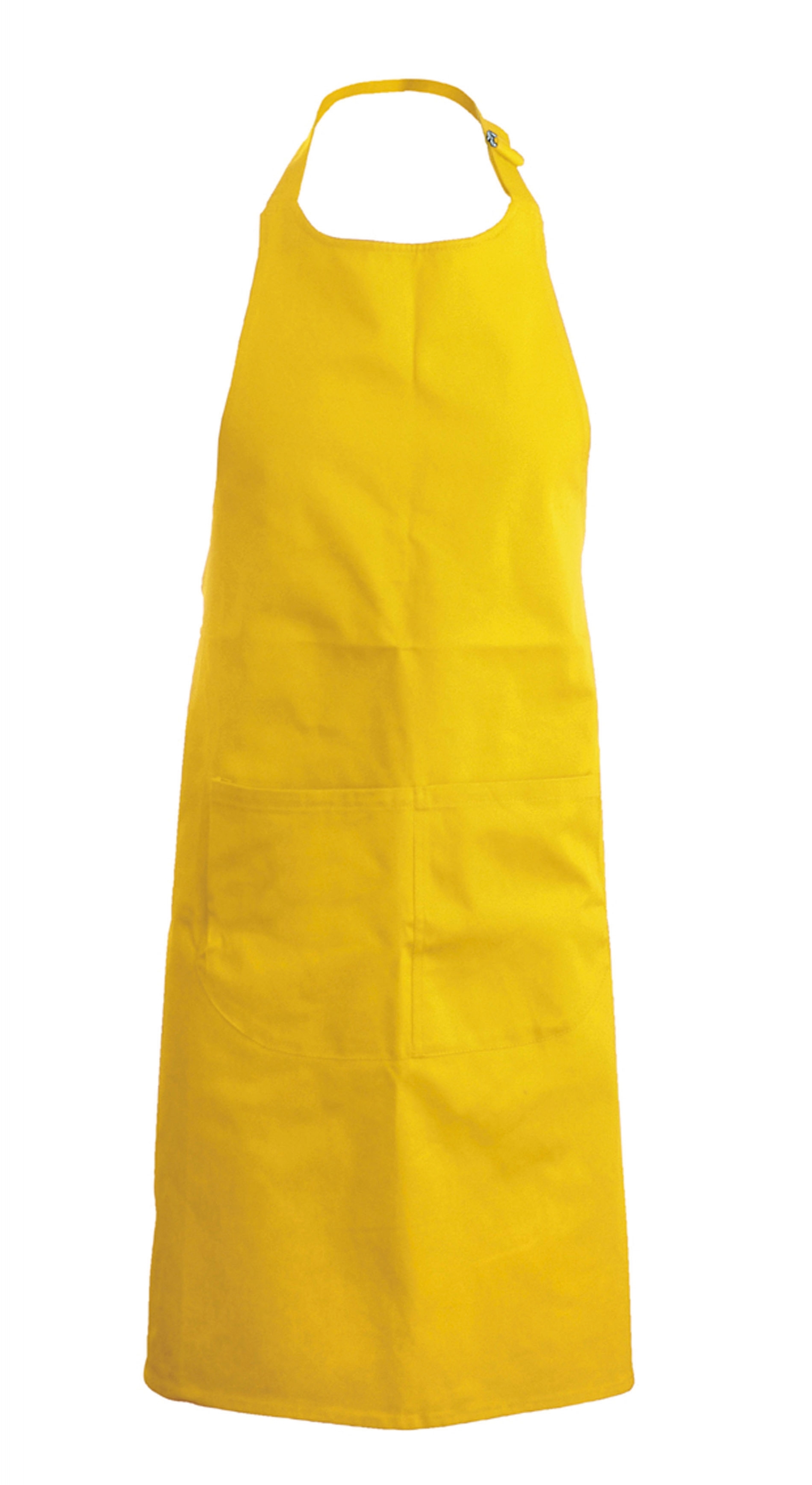 Tablier coton avec poche Yellow Jaune, à personnaliser avec le logo de votre club. Tablier coton avec poche Yellow Jaune