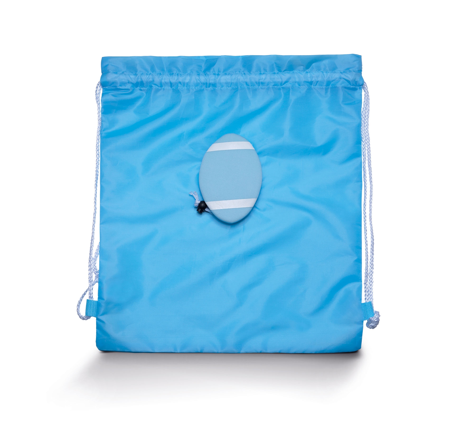 SAC À DOS AVEC CORDELETTES Sky Blue / White Bleu, à personnaliser avec le logo de votre club. SAC À DOS AVEC CORDELETTES Sky Blue / White Bleu