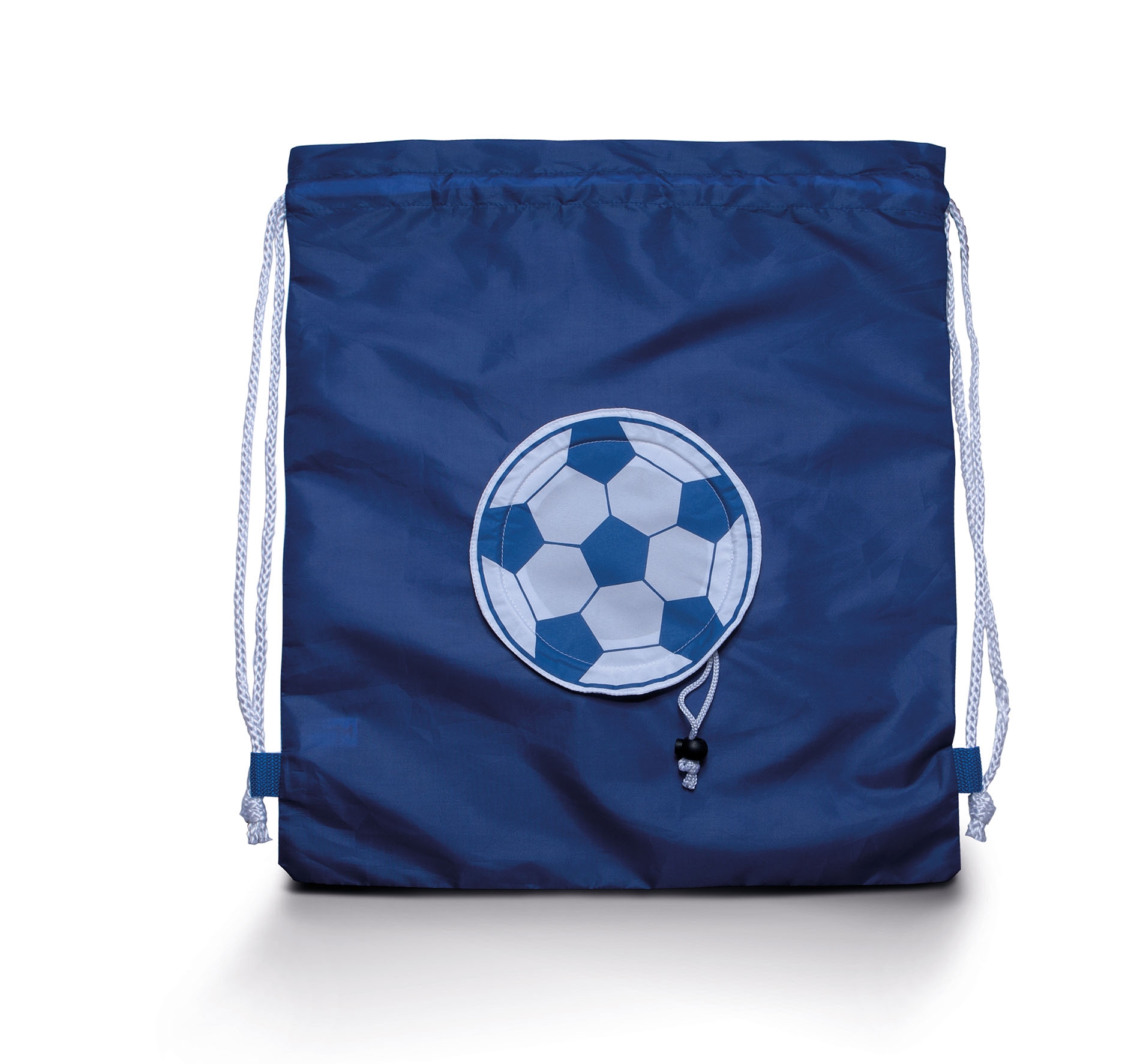 Sac à dos avec cordelettes Royal Blue / White Bleu, à personnaliser avec le logo de votre club. Sac à dos avec cordelettes Royal Blue / White Bleu