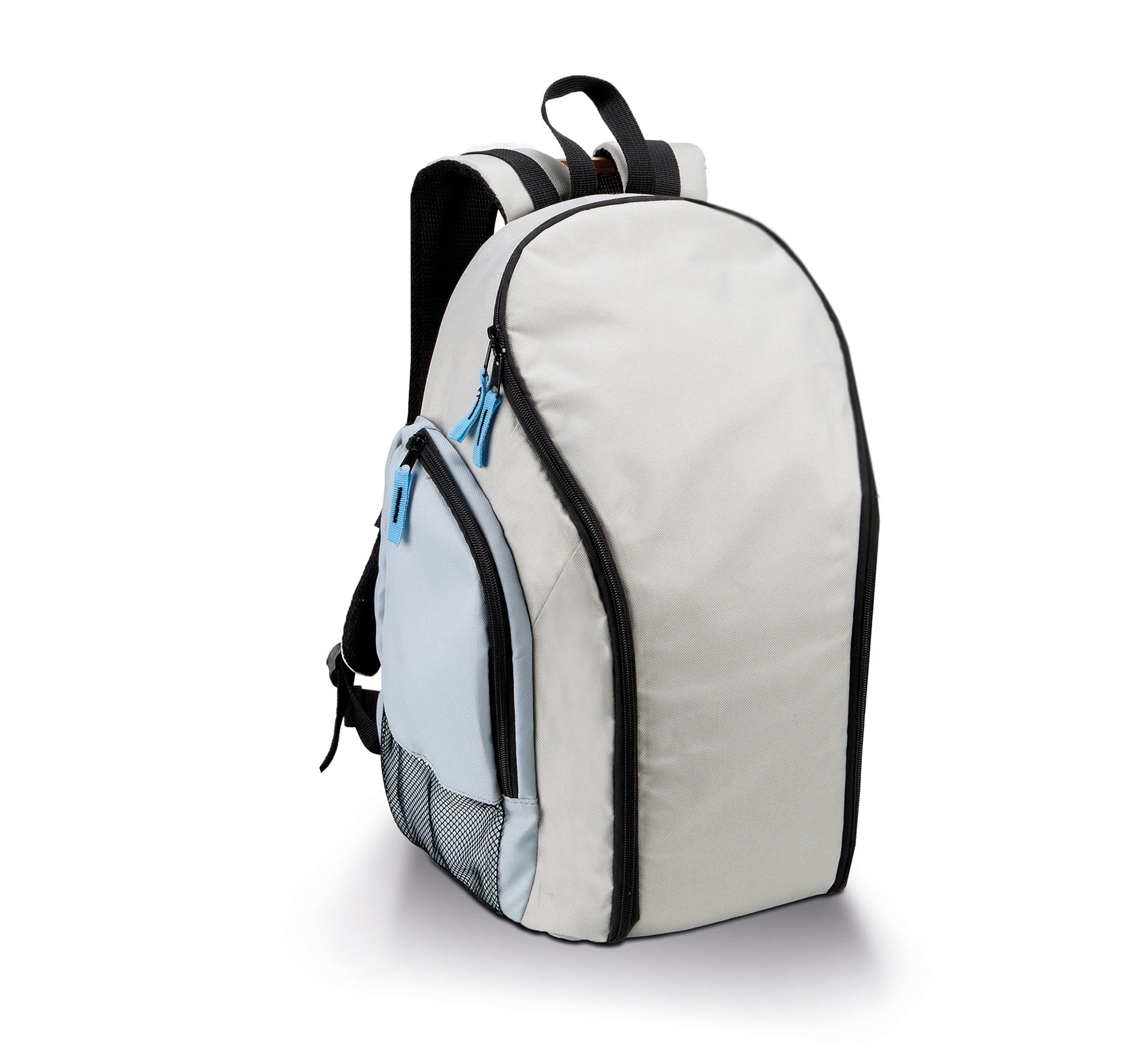 SAC À DOS ISOTHERME Light Grey / Sky Blue Gris, à personnaliser avec le logo de votre club. SAC À DOS ISOTHERME Light Grey / Sky Blue Gris