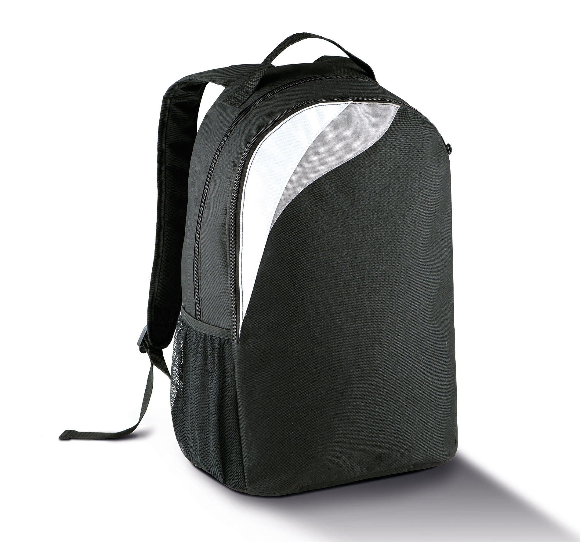 SAC À DOS MULTISPORTS Black / White / Light Grey Noir, à personnaliser avec le logo de votre club. SAC À DOS MULTISPORTS Black / White / Light Grey Noir