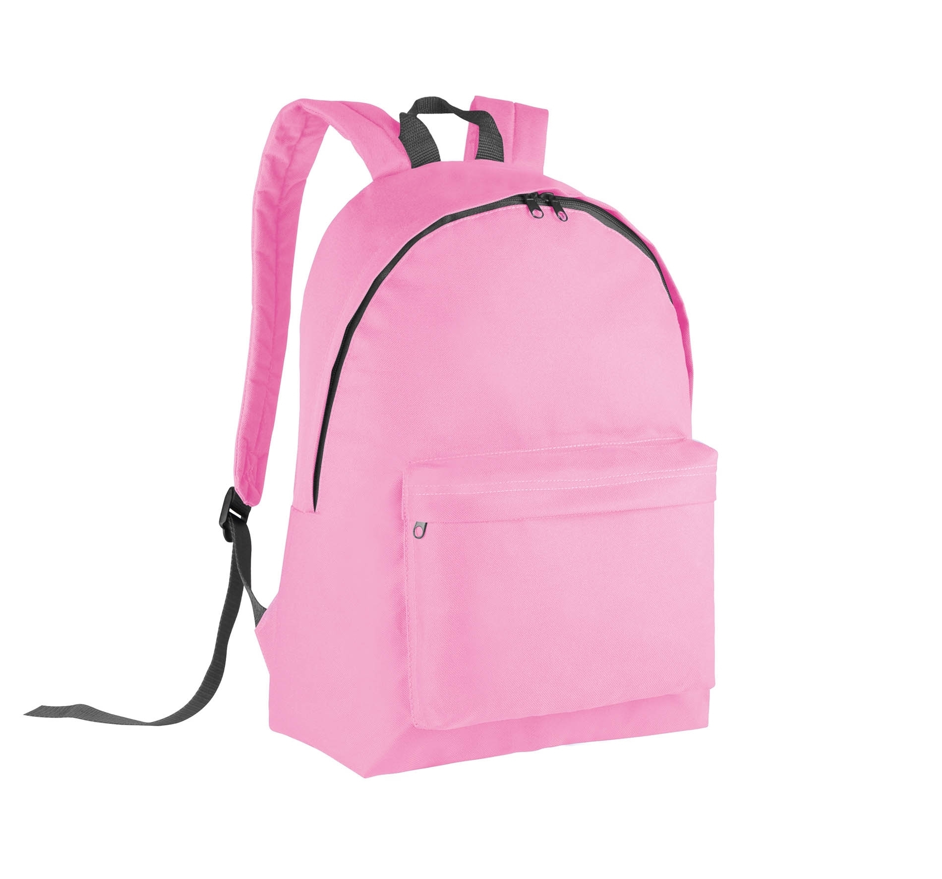Sac à dos classique Pink / Dark Grey Rose, à personnaliser avec le logo de votre club. Sac à dos classique Pink / Dark Grey Rose