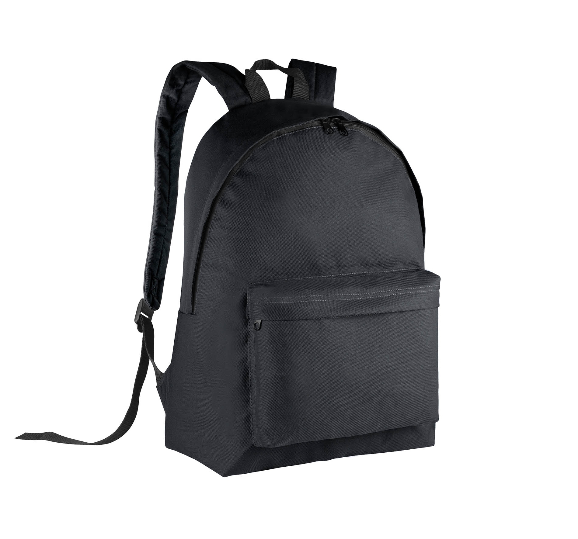Sac à dos classique - Version junior Black / Black Noir, à personnaliser avec le logo de votre club. Sac à dos classique - Version junior Black / Black Noir