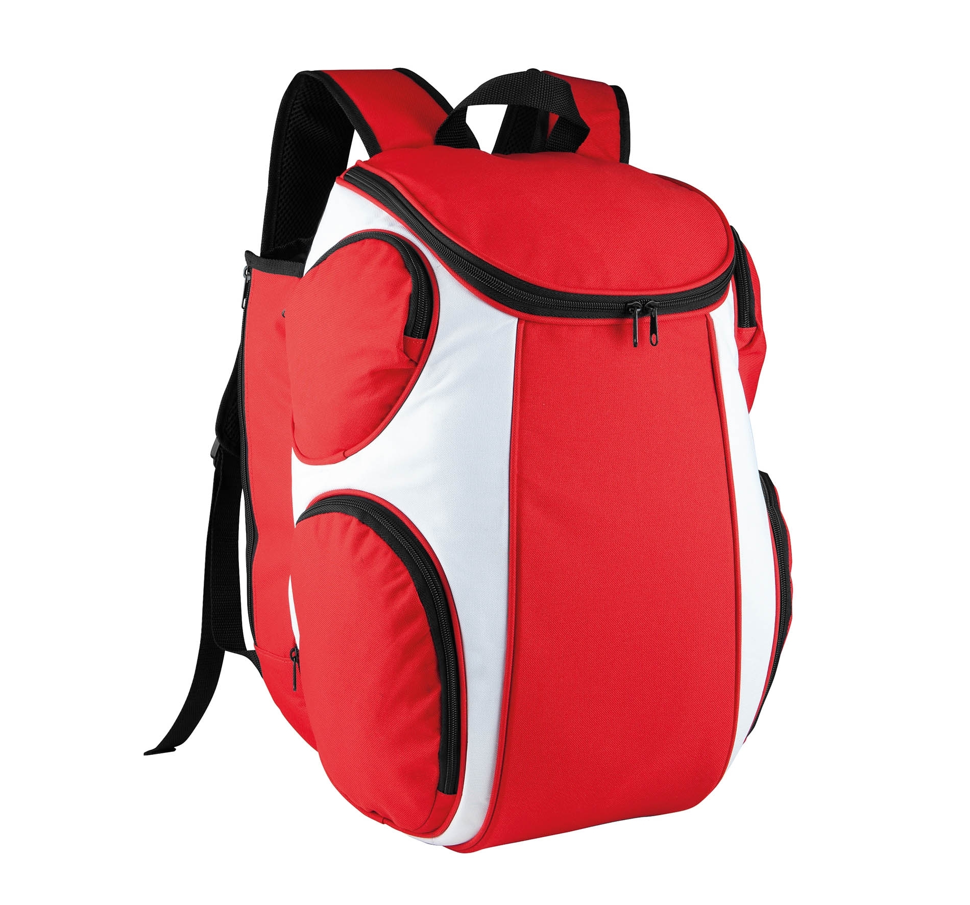 Sac à dos de tennis Rouge Red / White, à personnaliser avec le logo de votre club. Sac à dos de tennis Rouge Red / White