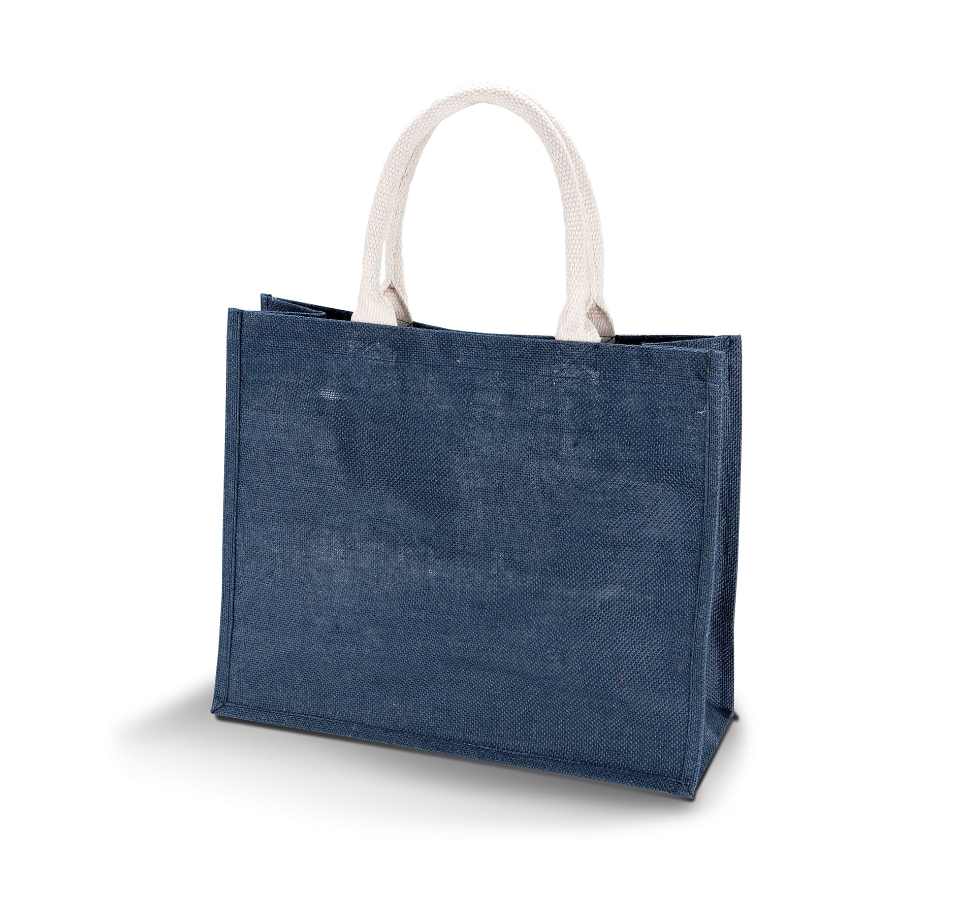 SAC DE PLAGE EN JUTE KIMOOD Mid Night Blue bleu, à personnaliser avec le logo de votre club. SAC DE PLAGE EN JUTE KIMOOD Mid Night Blue bleu