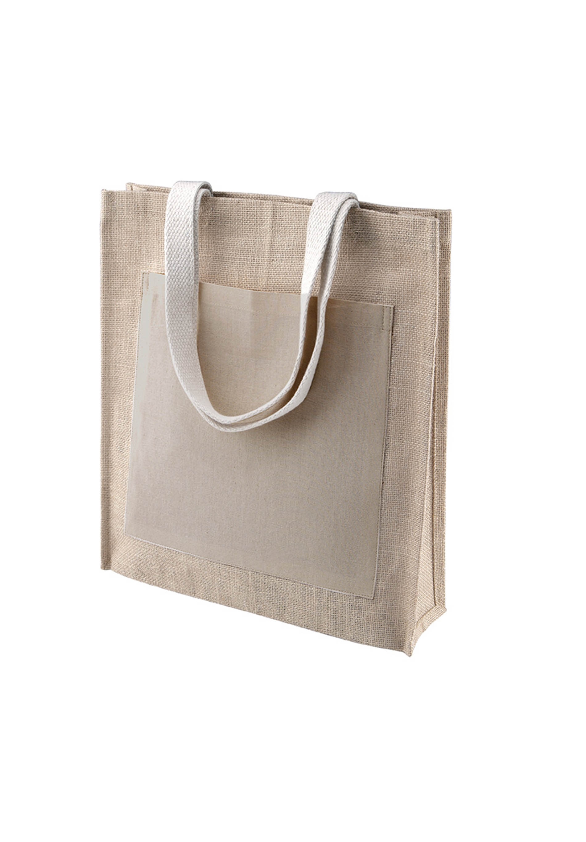 SAC SHOPPING TOILE DE JUTE Natural Beige, à personnaliser avec le logo de votre club. SAC SHOPPING TOILE DE JUTE Natural Beige