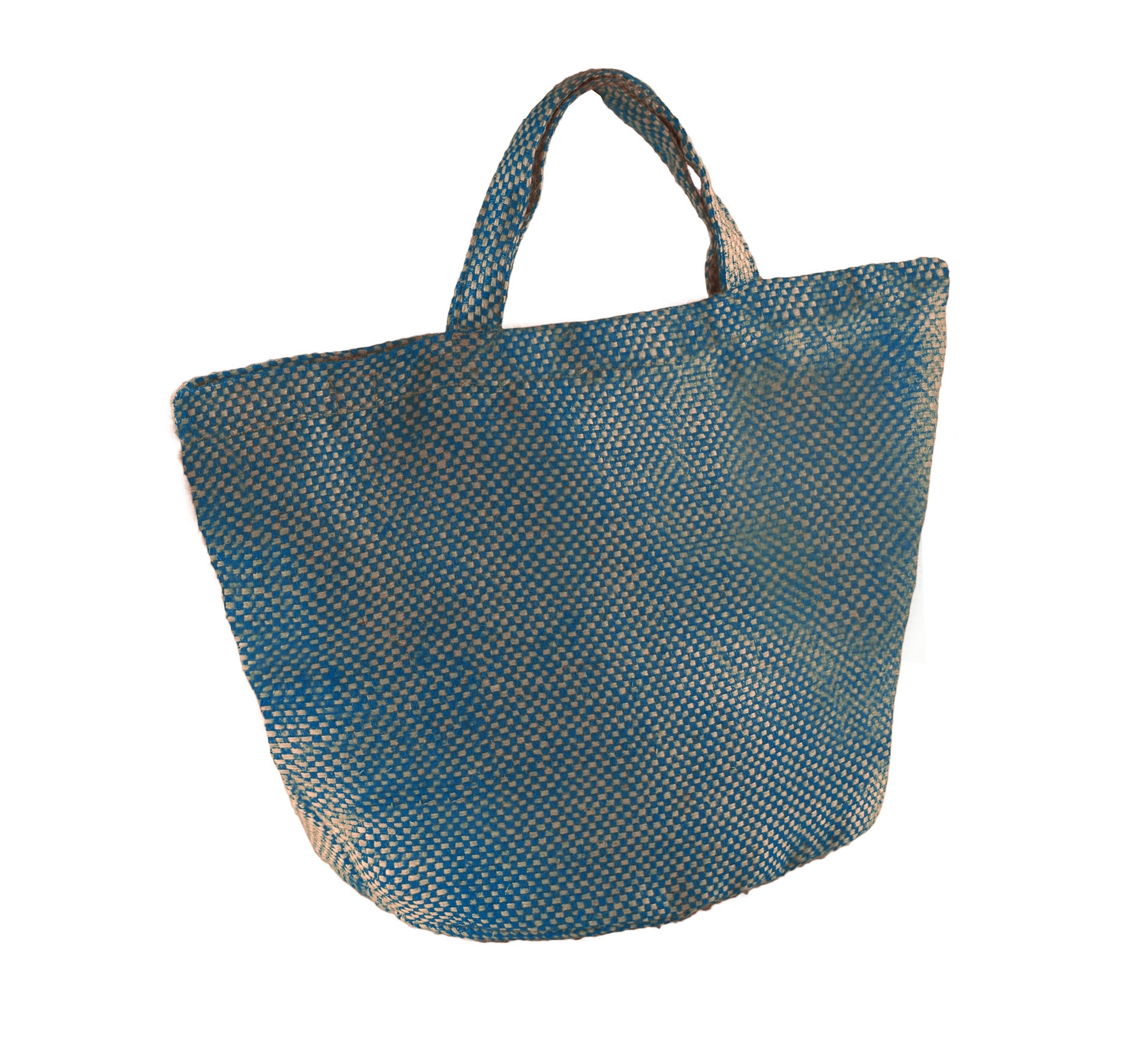 CABAS EN TOILE DE JUTE TEINT 100% NATUREL Natural / Ink Blue Beige, à personnaliser avec le logo de votre club. CABAS EN TOILE DE JUTE TEINT 100% NATUREL Natural / Ink Blue Beige