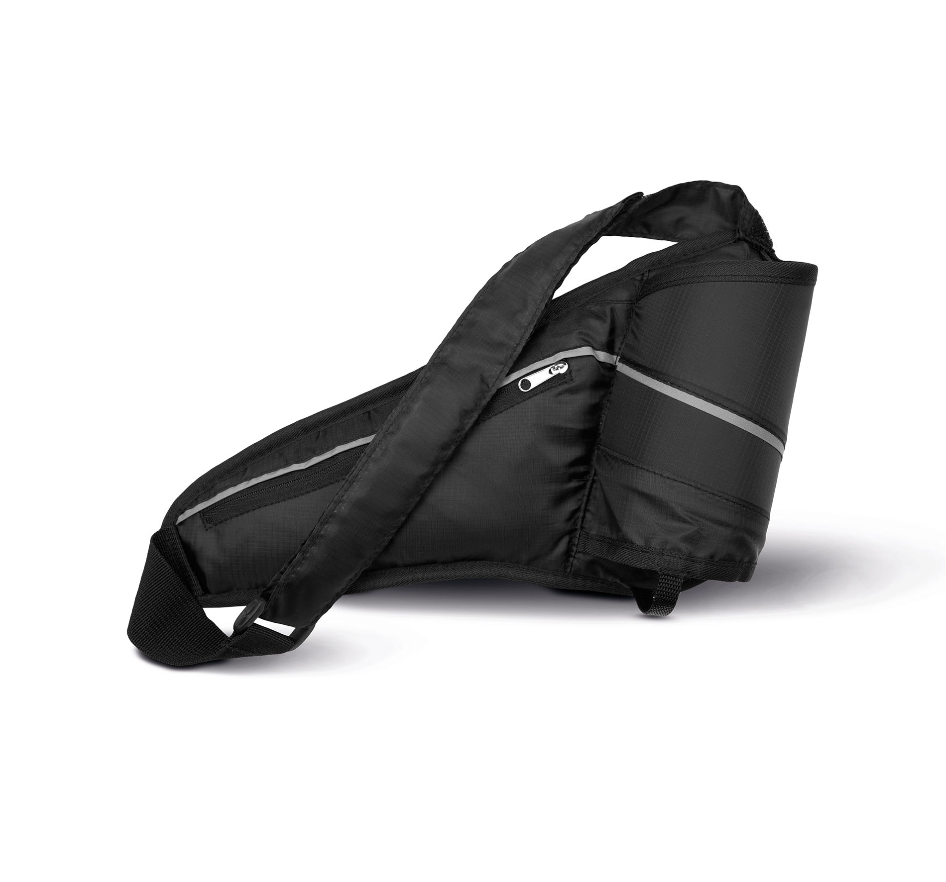 SAC DE CEINTURE PORTE GOURDE Black Noir, à personnaliser avec le logo de votre club. SAC DE CEINTURE PORTE GOURDE Black Noir