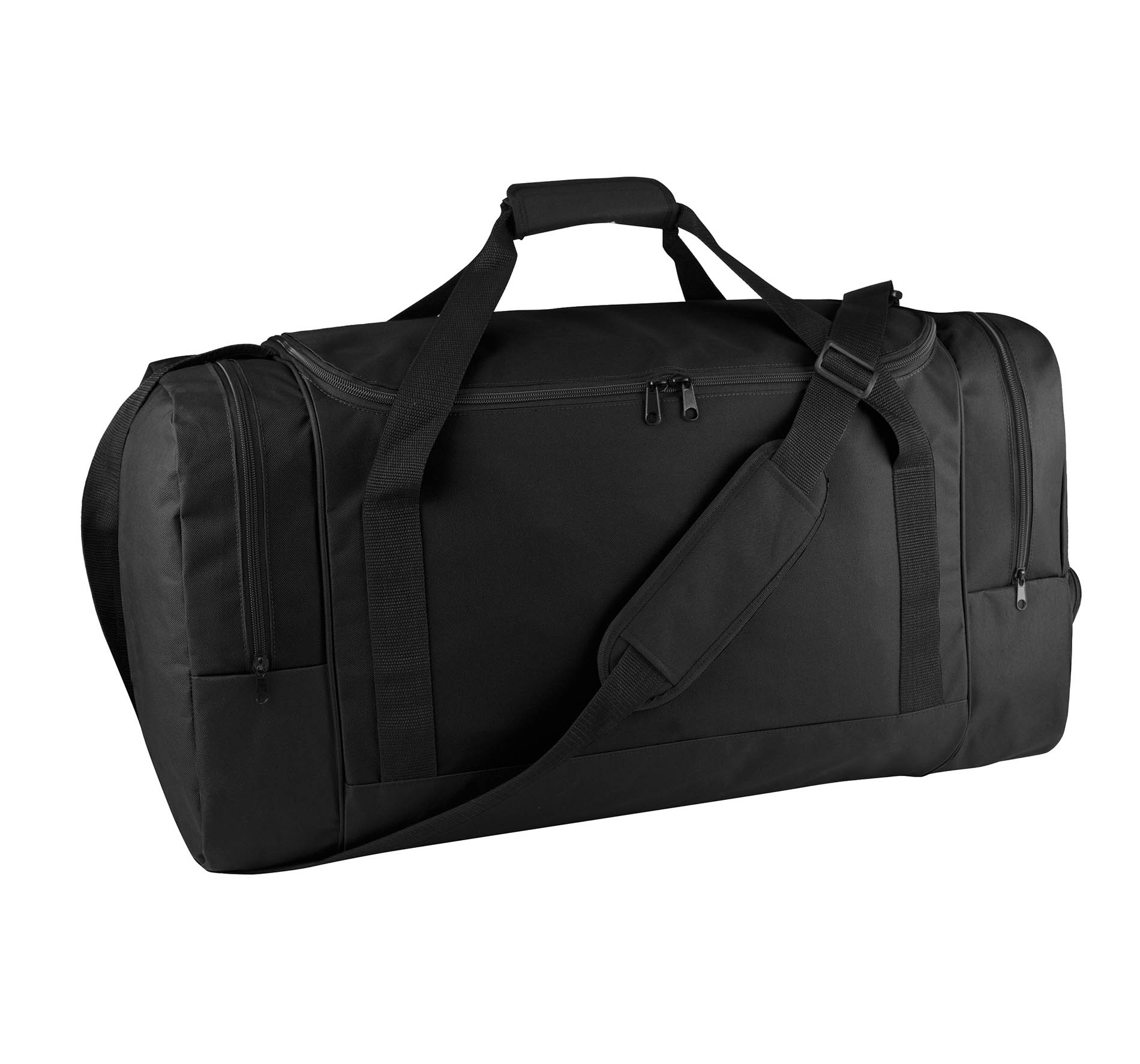 Sac de sport - 85 litres Noir Black / Black, à personnaliser avec le logo de votre club. Sac de sport - 85 litres Noir Black / Black