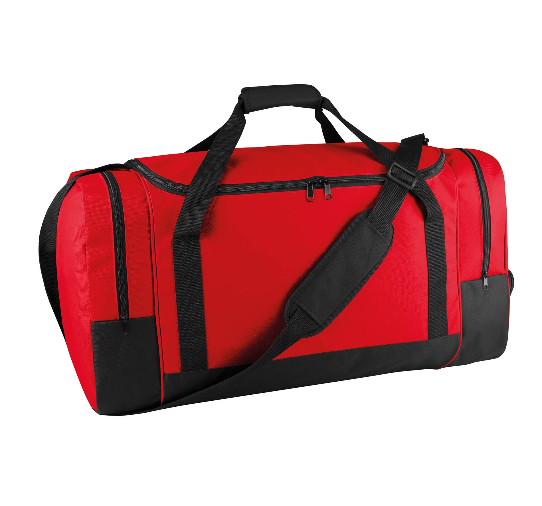 Sac de sport - 85 litres Rouge Red / Black, à personnaliser avec le logo de votre club. Sac de sport - 85 litres Rouge Red / Black