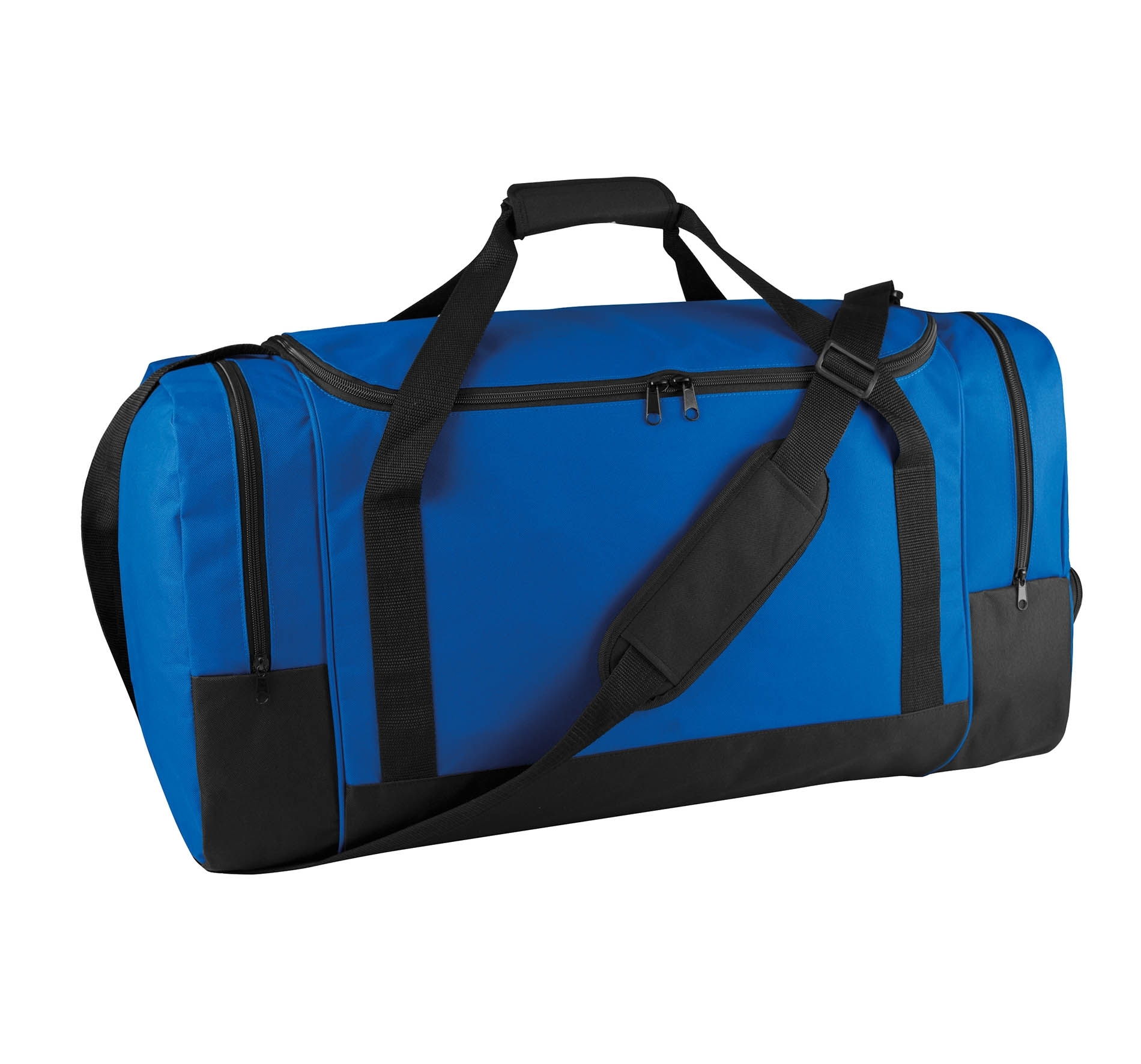 Sac de sport - 85 litres Bleu Royal Blue / Black, à personnaliser avec le logo de votre club. Sac de sport - 85 litres Bleu Royal Blue / Black