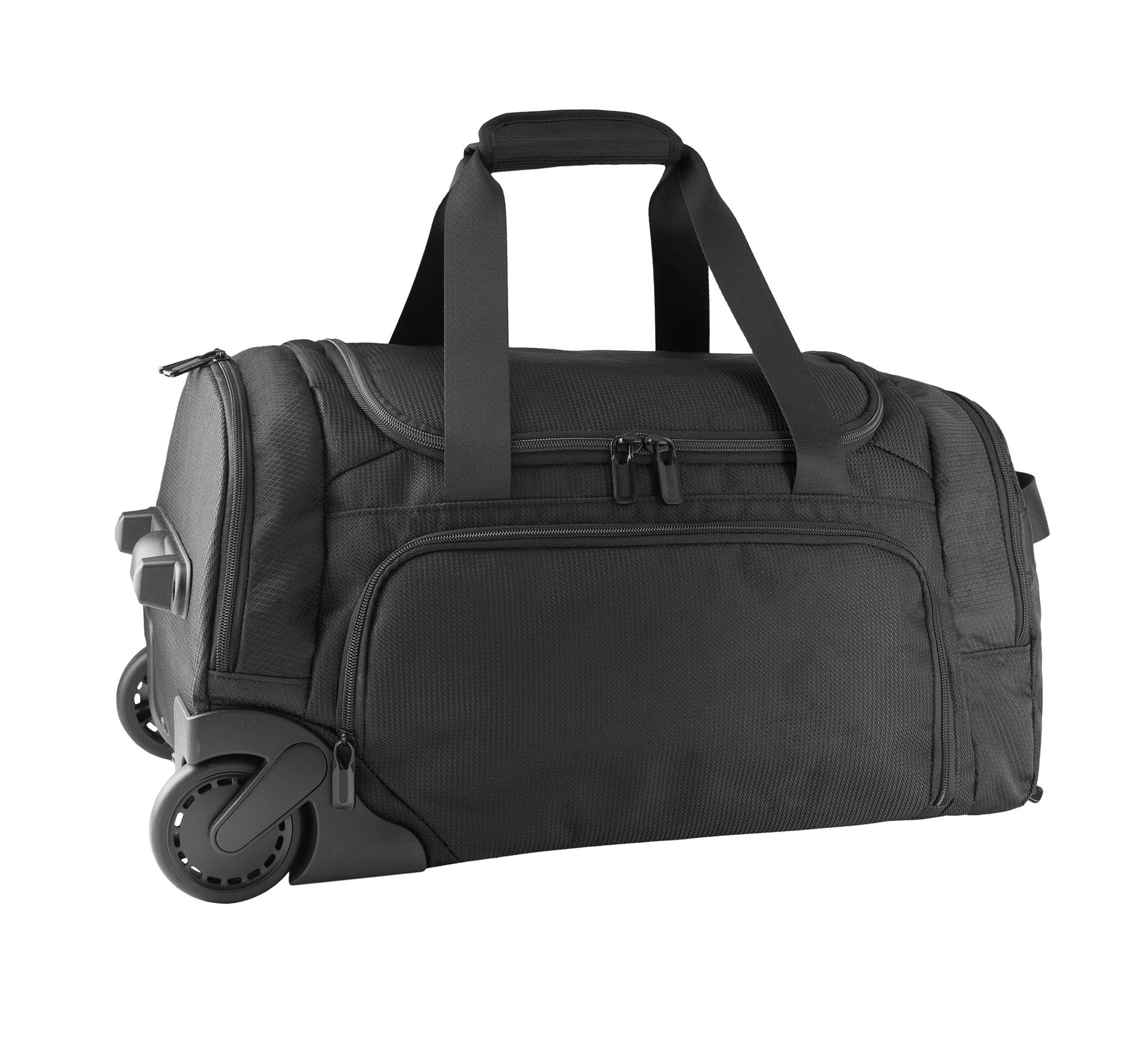 Grand sac trolley Black Noir, à personnaliser avec le logo de votre club. Grand sac trolley Black Noir