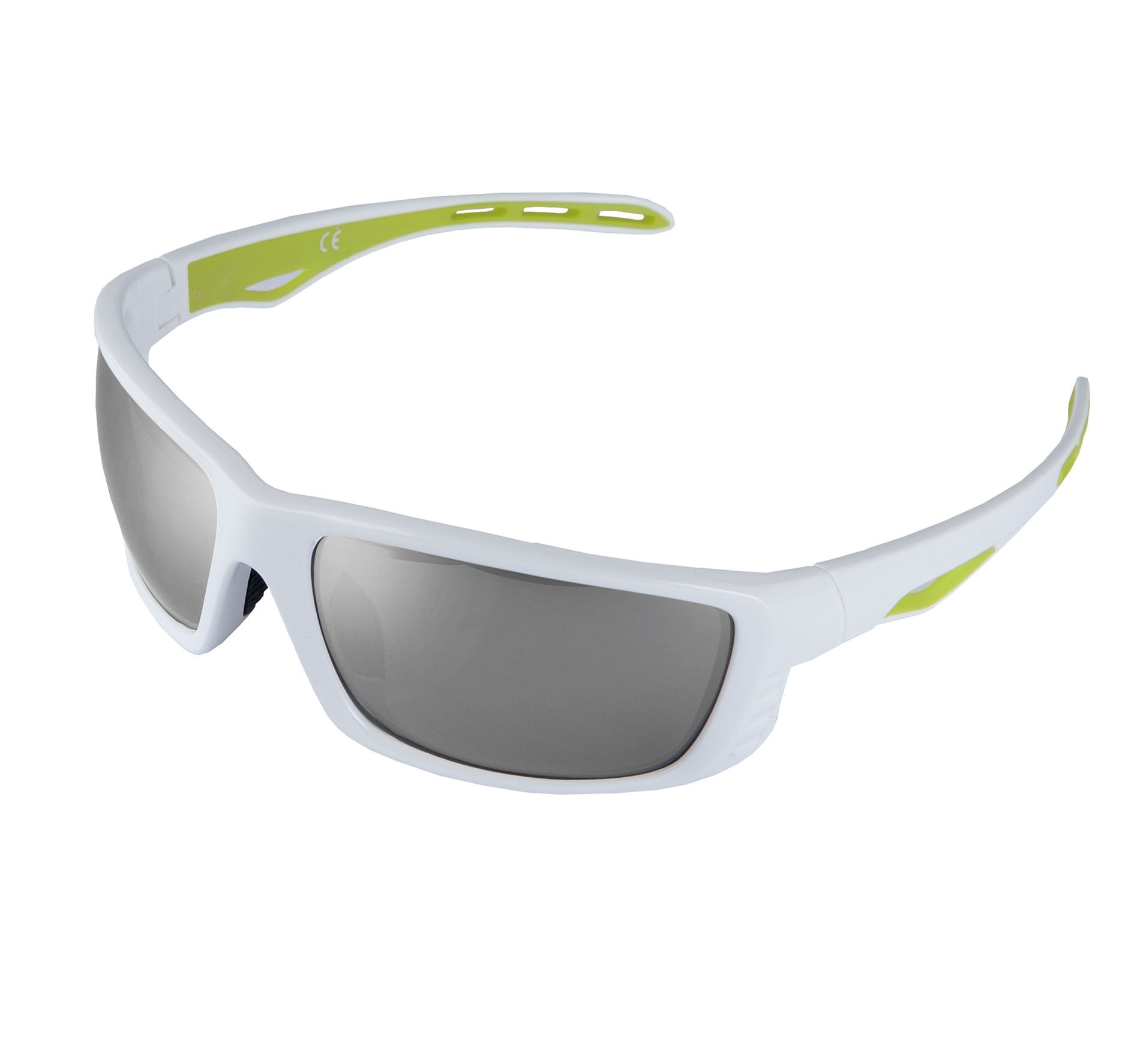 LUNETTES DE SOLEIL SPORT White / Lime Blanc, à personnaliser avec le logo de votre club. LUNETTES DE SOLEIL SPORT White / Lime Blanc