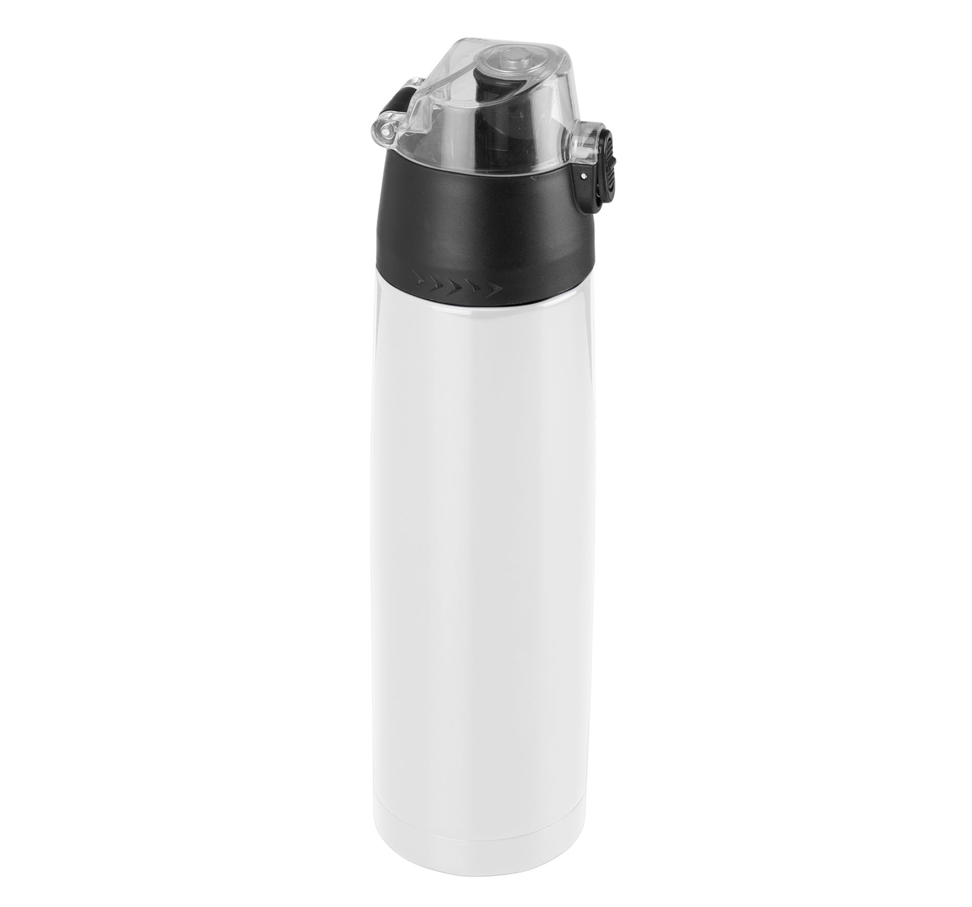 BOUTEILLE ISOTHERME INOX EASY DRINK SYSTEM 500 ML White Blanc, à personnaliser avec le logo de votre club. BOUTEILLE ISOTHERME INOX EASY DRINK SYSTEM 500 ML White Blanc