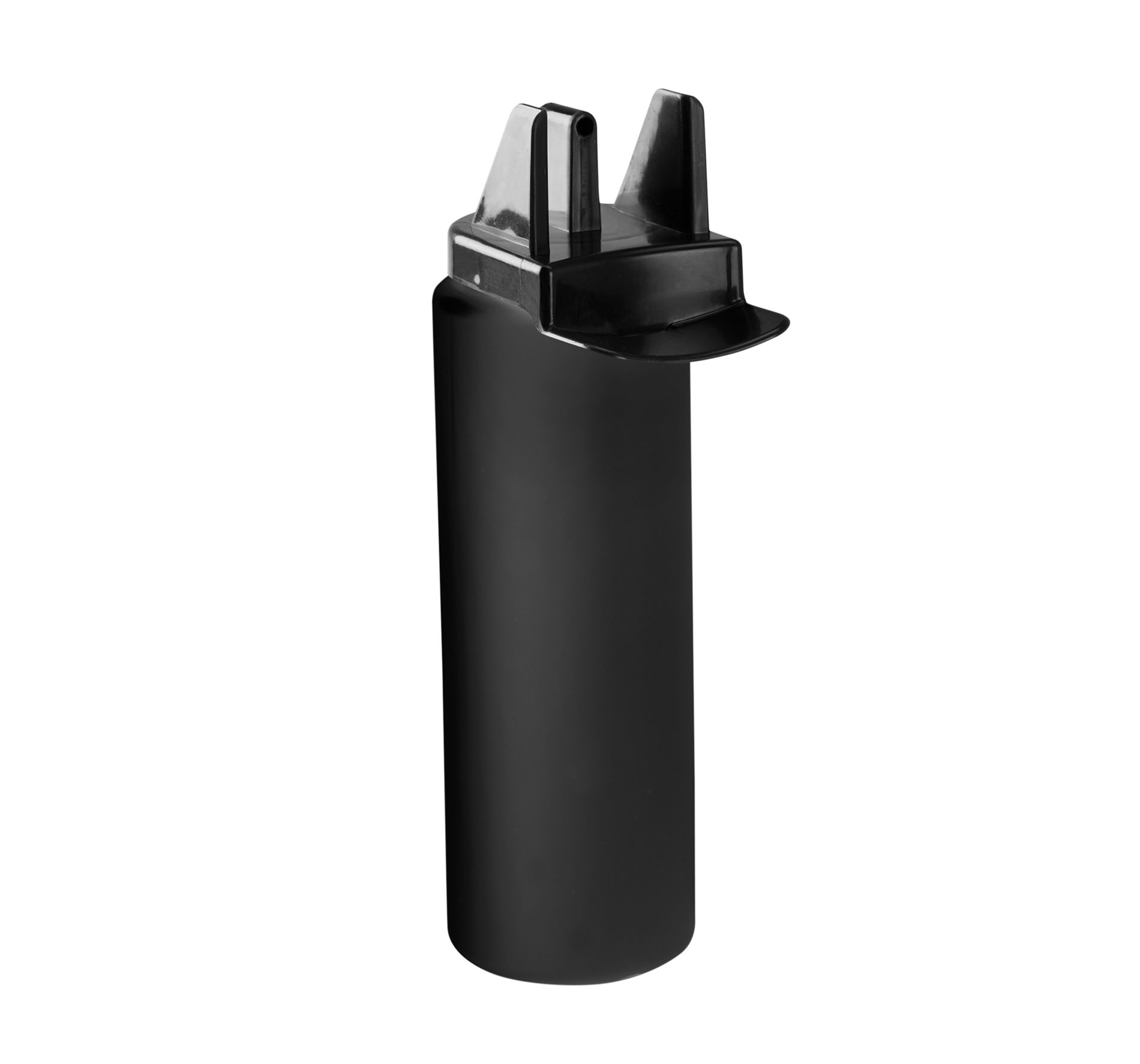 Bouteille de sport hygiénique 1000 ml Black Noir, à personnaliser avec le logo de votre club. Bouteille de sport hygiénique 1000 ml Black Noir
