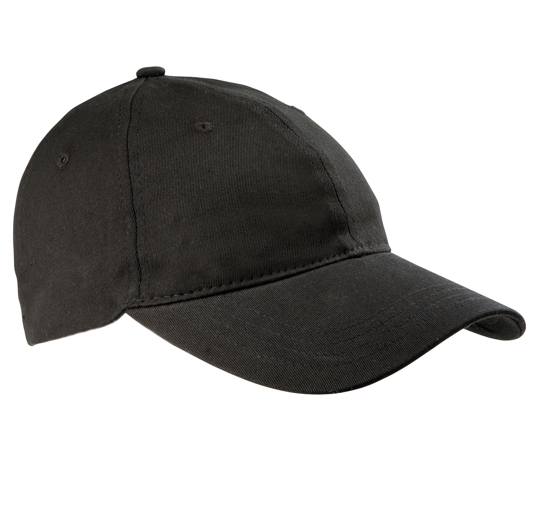 CASQUETTE COTON FIT Black Noir, à personnaliser avec le logo de votre club. CASQUETTE COTON FIT Black Noir