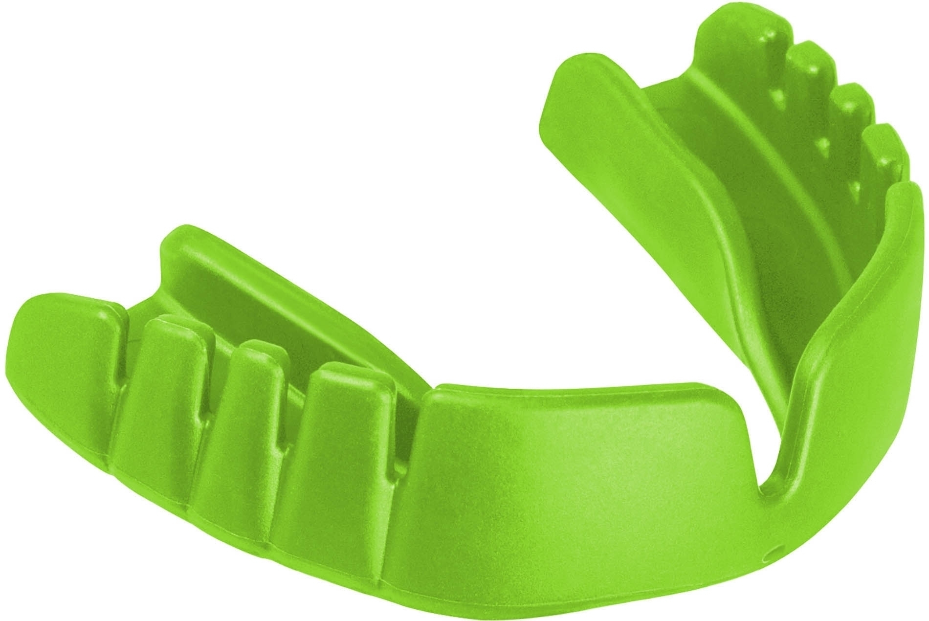 Protège-dents Snapfit Neon Green Vert, à personnaliser avec le logo de votre club. Protège-dents Snapfit Neon Green Vert