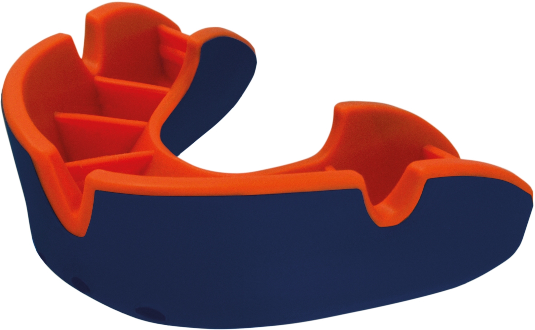 PROTÈGE-DENTS SILVER JUNIOR GÉNÉRATION 4 Blue / Orange Bleu, à personnaliser avec le logo de votre club. PROTÈGE-DENTS SILVER JUNIOR GÉNÉRATION 4 Blue / Orange Bleu