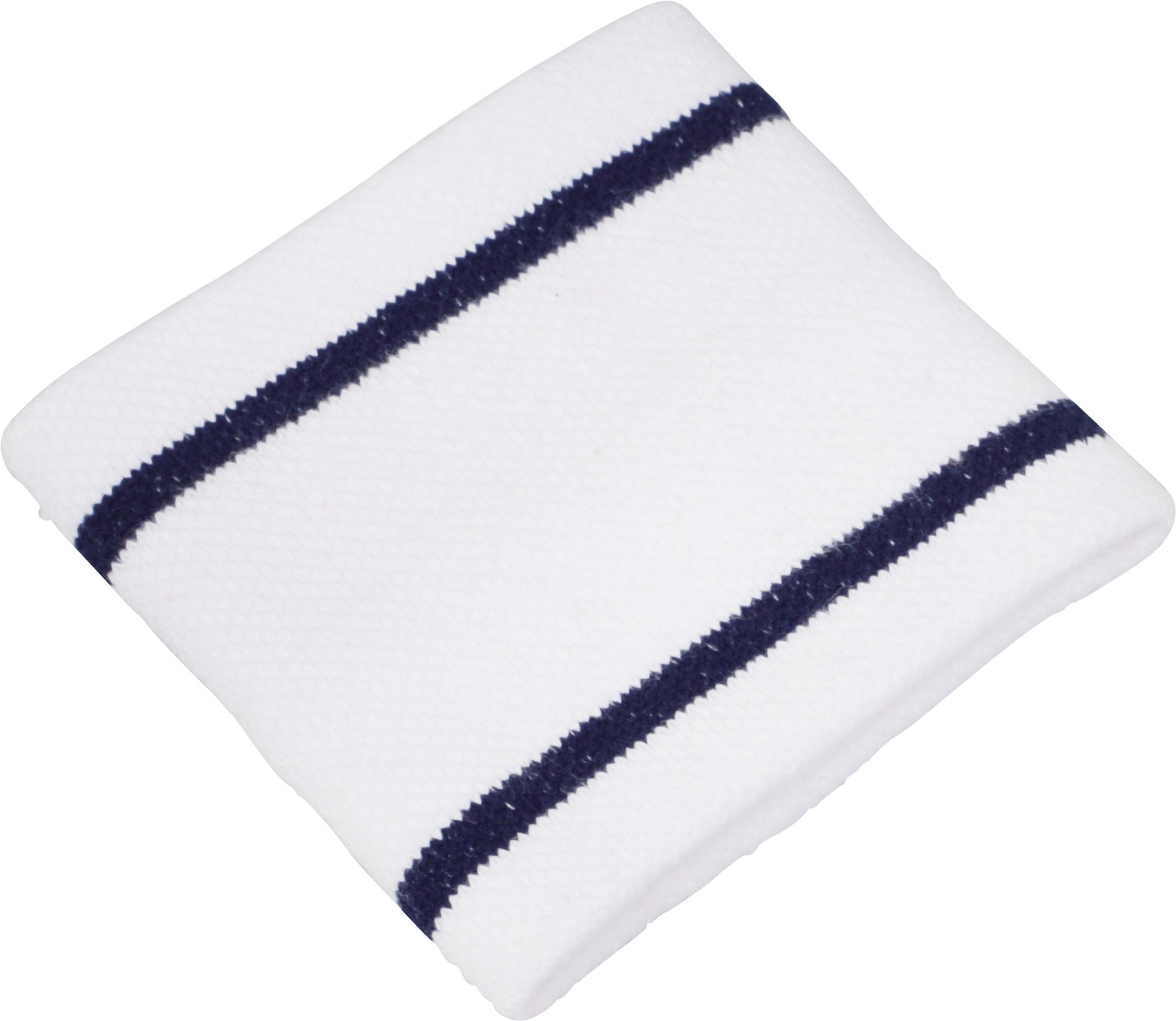 BANDEAU POIGNET SPORT White / Navy Blanc, à personnaliser avec le logo de votre club. BANDEAU POIGNET SPORT White / Navy Blanc