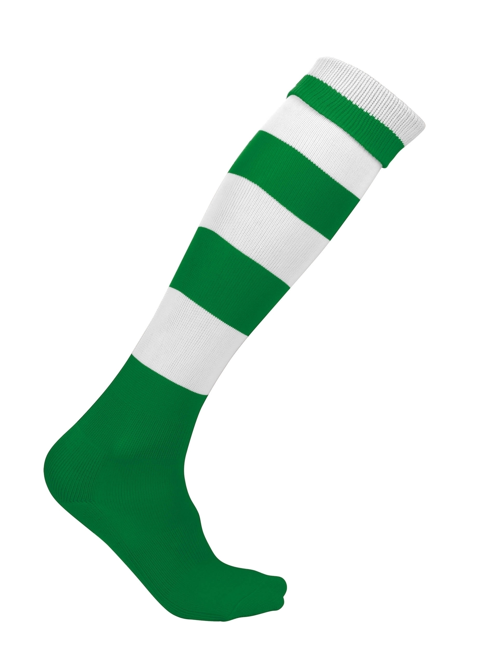 CHAUSSETTES DE SPORT CERCLÉES Dark Green / White Vert, à personnaliser avec le logo de votre club. CHAUSSETTES DE SPORT CERCLÉES Dark Green / White Vert