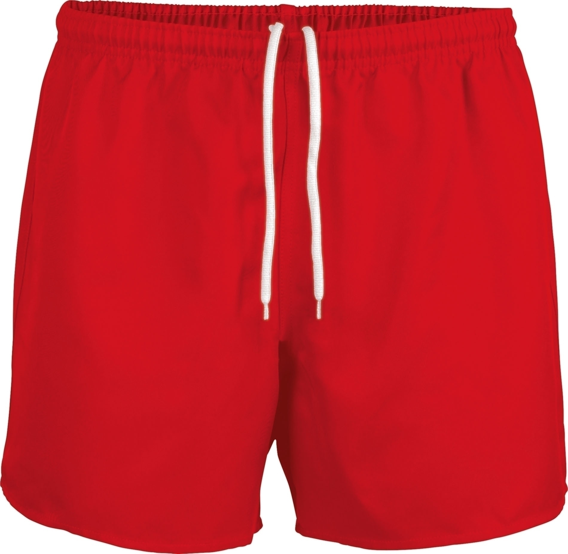 SHORT RUGBY UNISEXE Sporty Red imprimé et personnalisé pour votre