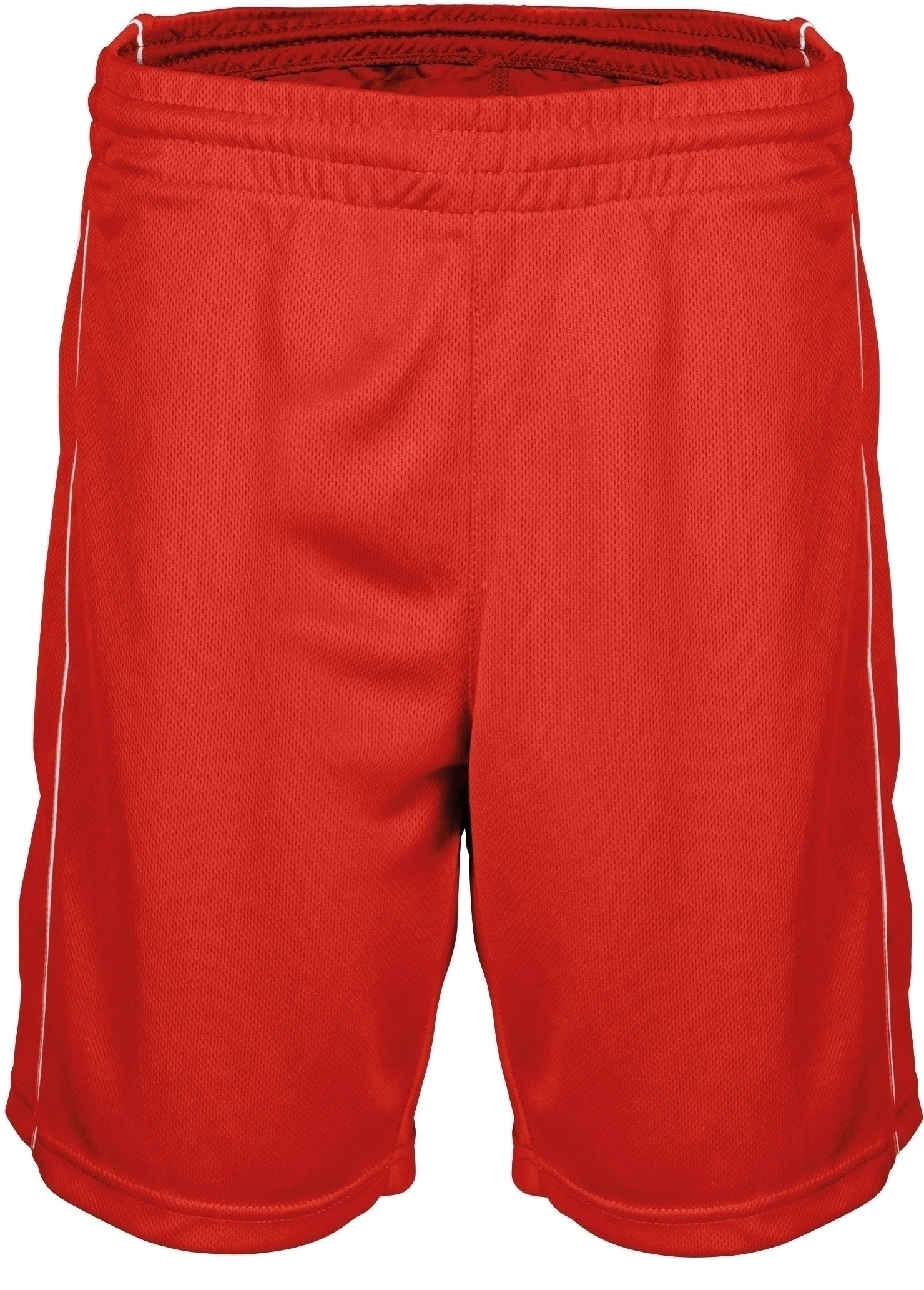 SHORT BASKET-BALL Sporty Red Rouge, à personnaliser avec le logo de votre club. SHORT BASKET-BALL Sporty Red Rouge