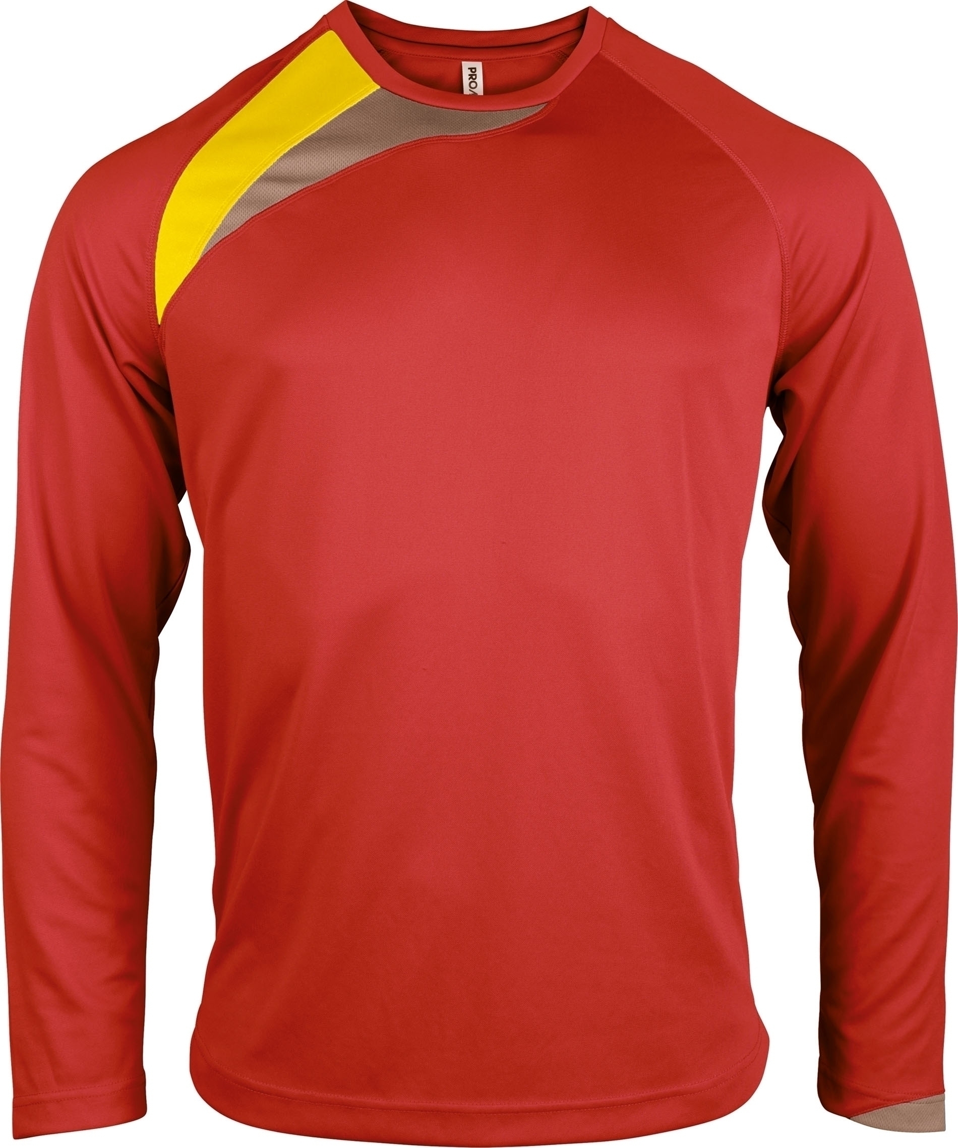MAILLOT MANCHES LONGUES ADULTE Rouge, à personnaliser avec le logo de votre club. MAILLOT MANCHES LONGUES ADULTE Rouge
