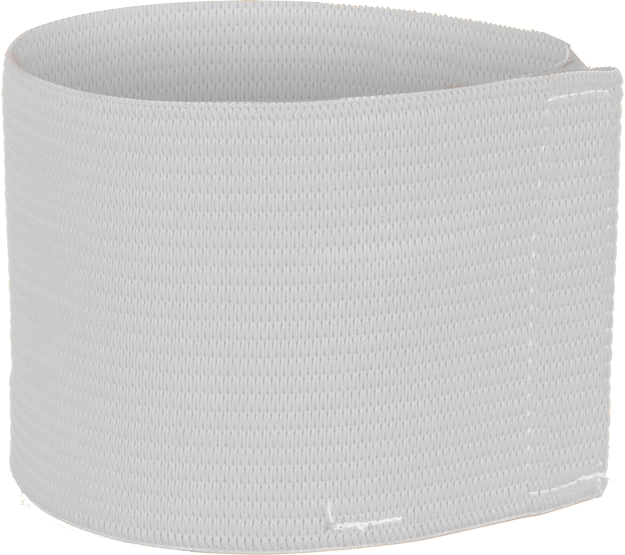 Brassard élastique vierge White Blanc, à personnaliser avec le logo de votre club. Brassard élastique vierge White Blanc