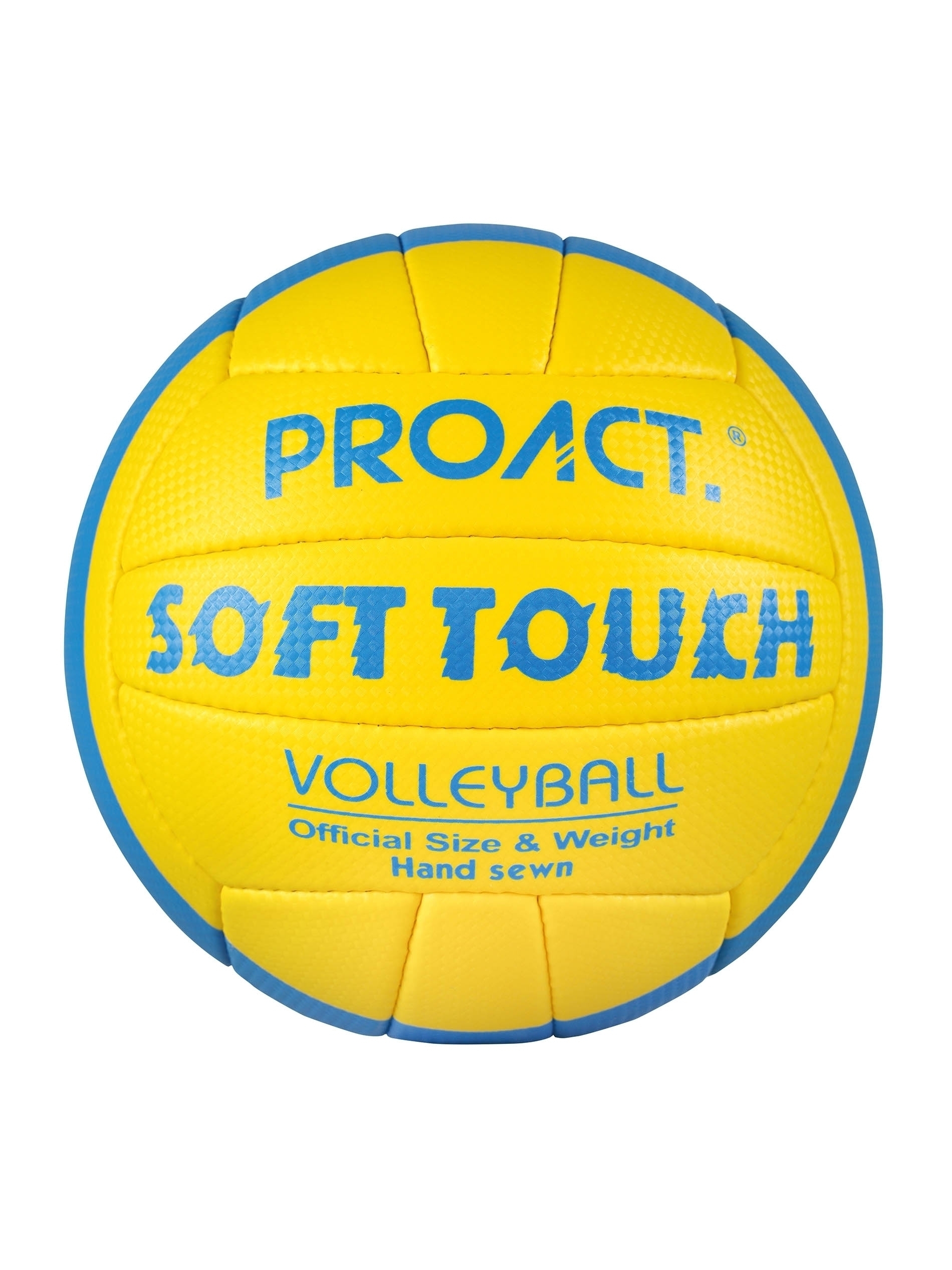 BALLON SOFT TOUCH BEACH VOLLEY BALL Yellow / Royal Blue / White Jaune, à personnaliser avec le logo de votre club. BALLON SOFT TOUCH BEACH VOLLEY BALL Yellow / Royal Blue / White Jaune