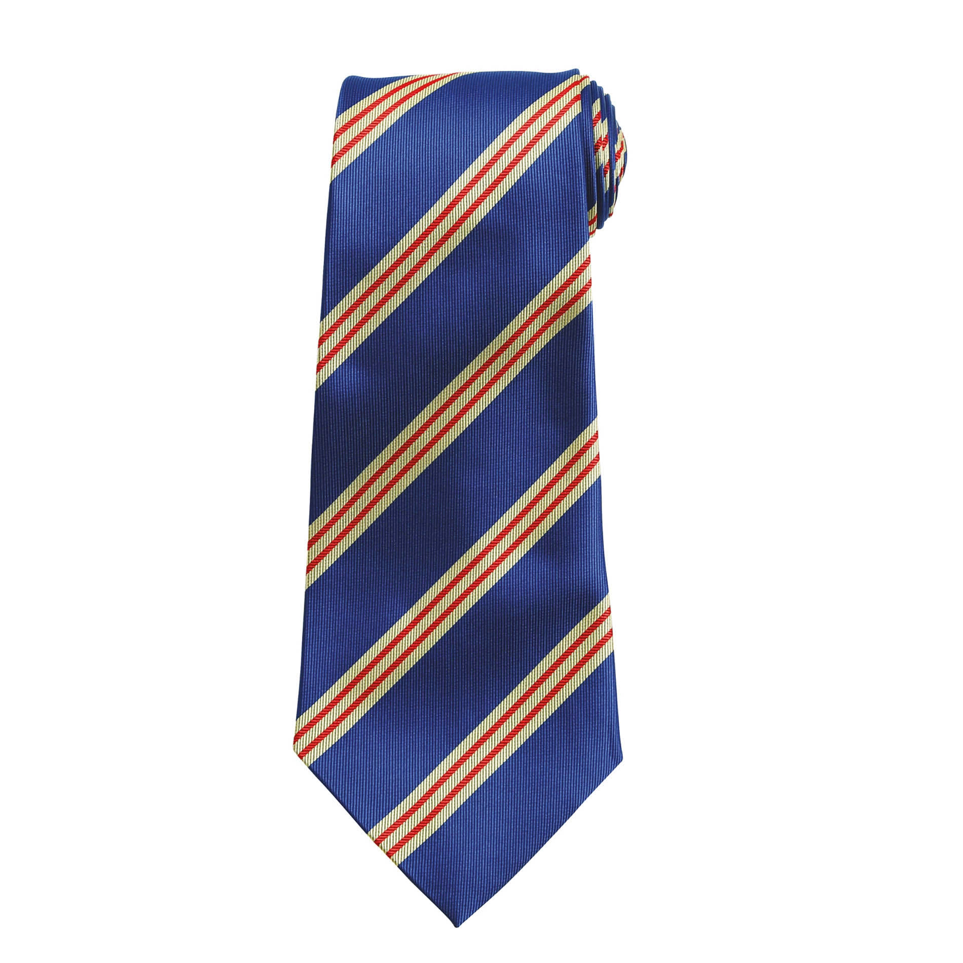 Cravate STRIPES Royal Blue / Cream Bleu, à personnaliser avec le logo de votre club. Cravate STRIPES Royal Blue / Cream Bleu
