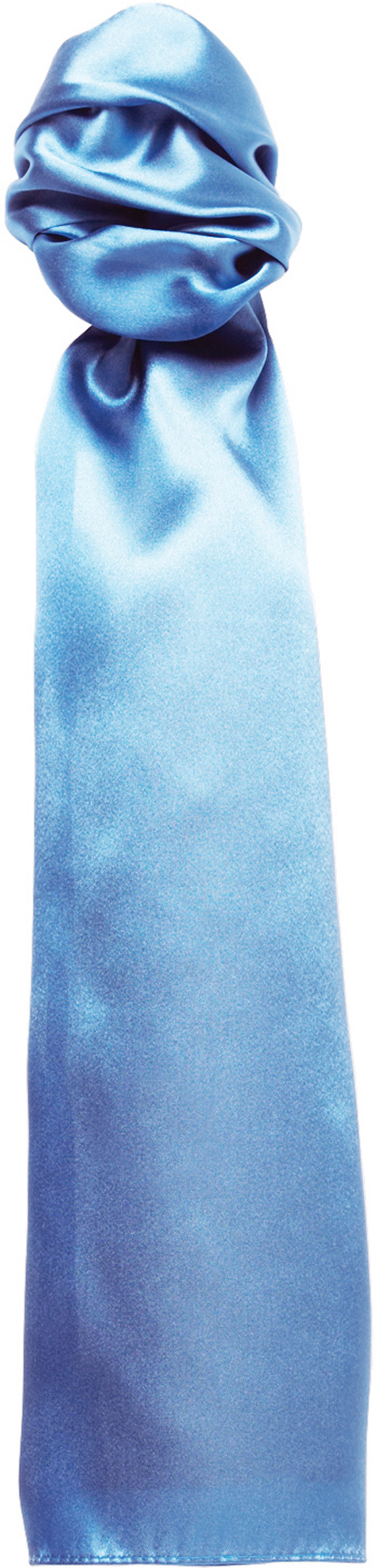 Foulard uni Mid Blue* Bleu, à personnaliser avec le logo de votre club. Foulard uni Mid Blue* Bleu