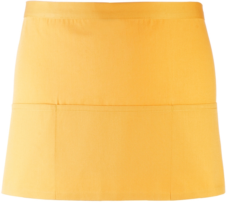 Tablier taille Colours 3 poches Sunflower Jaune, à personnaliser avec le logo de votre club. Tablier taille Colours 3 poches Sunflower Jaune
