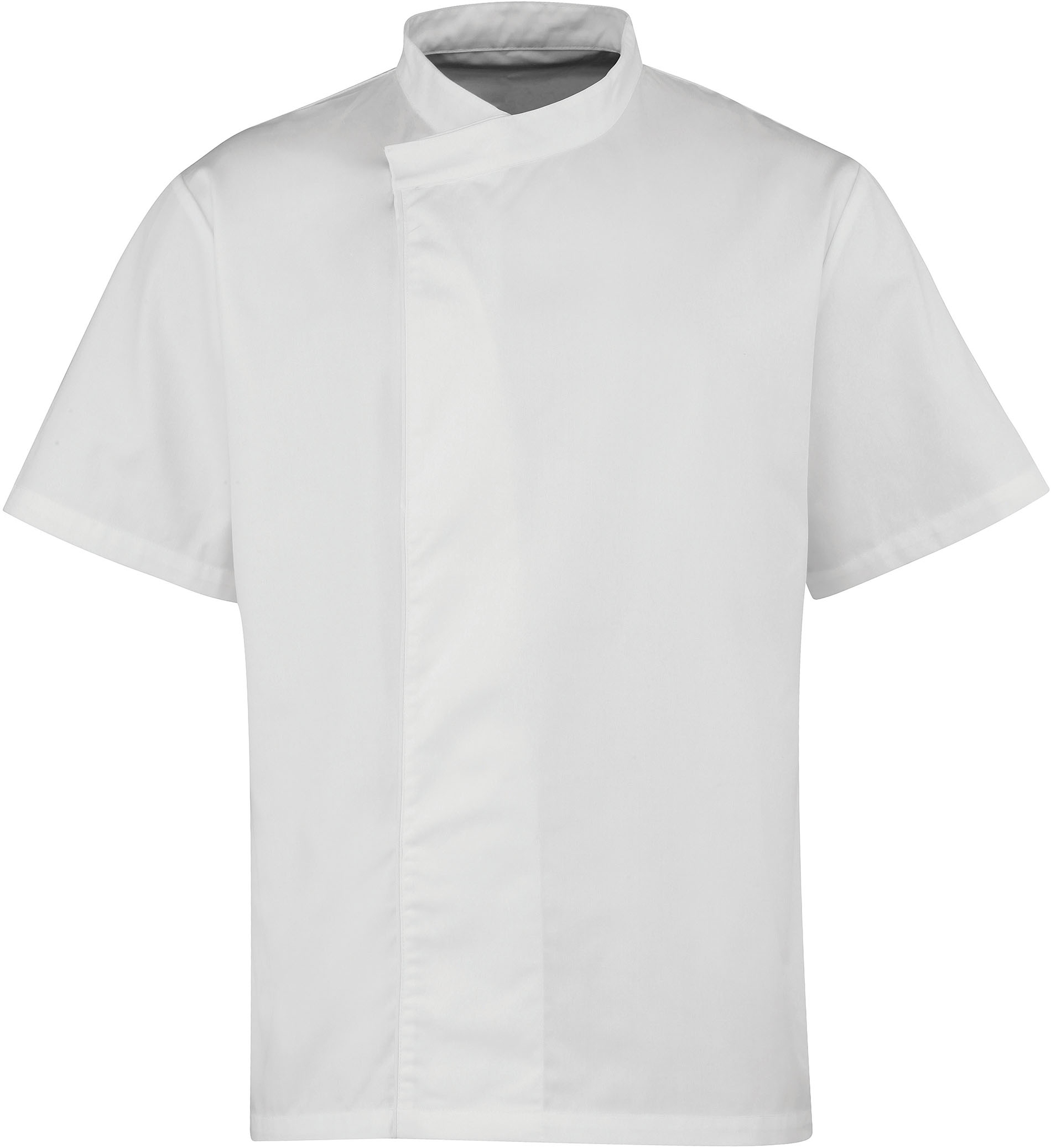 Tunique de cuisine manches courtes White Blanc, à personnaliser avec le logo de votre club. Tunique de cuisine manches courtes White Blanc