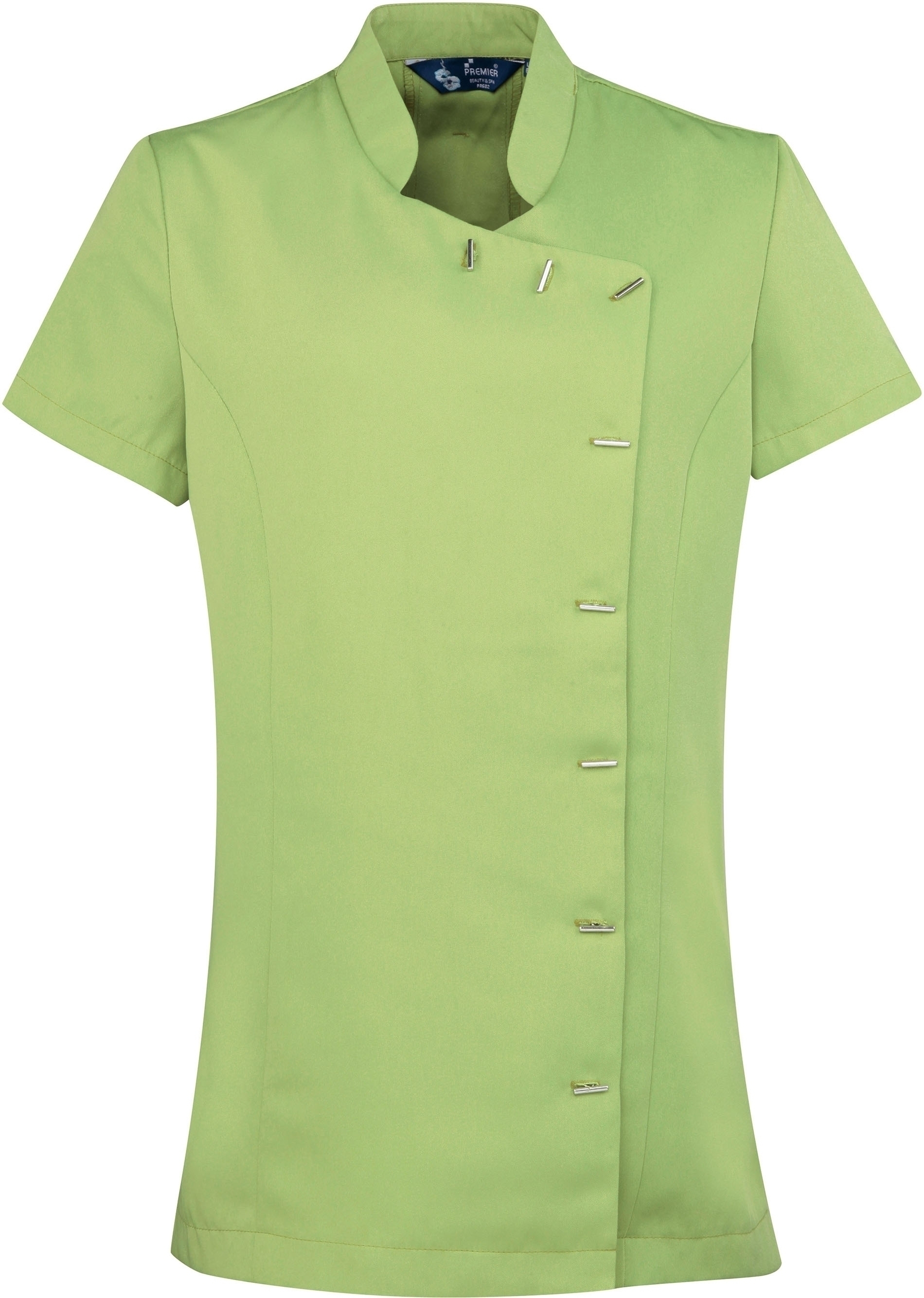 Tunique boutonnée Orchid Lime Vert, à personnaliser avec le logo de votre club. Tunique boutonnée Orchid Lime Vert