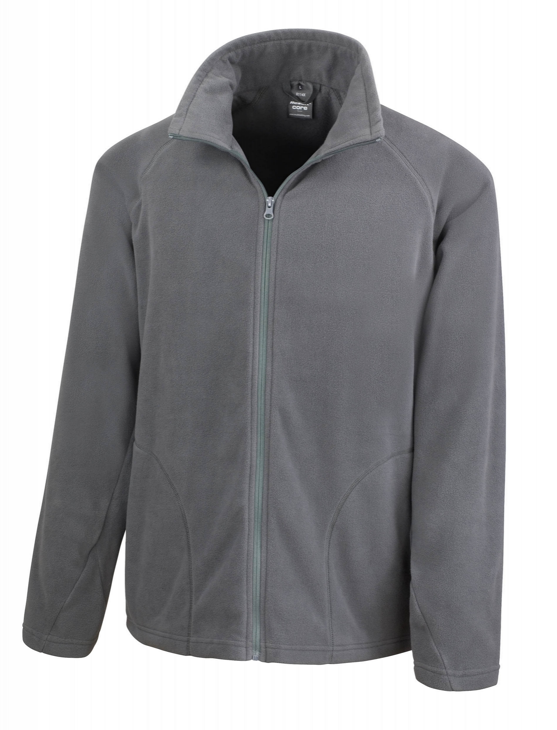 VESTE MICROPOLAIRE LÉGÈRE Charcoal Gris, à personnaliser avec le logo de votre club. VESTE MICROPOLAIRE LÉGÈRE Charcoal Gris