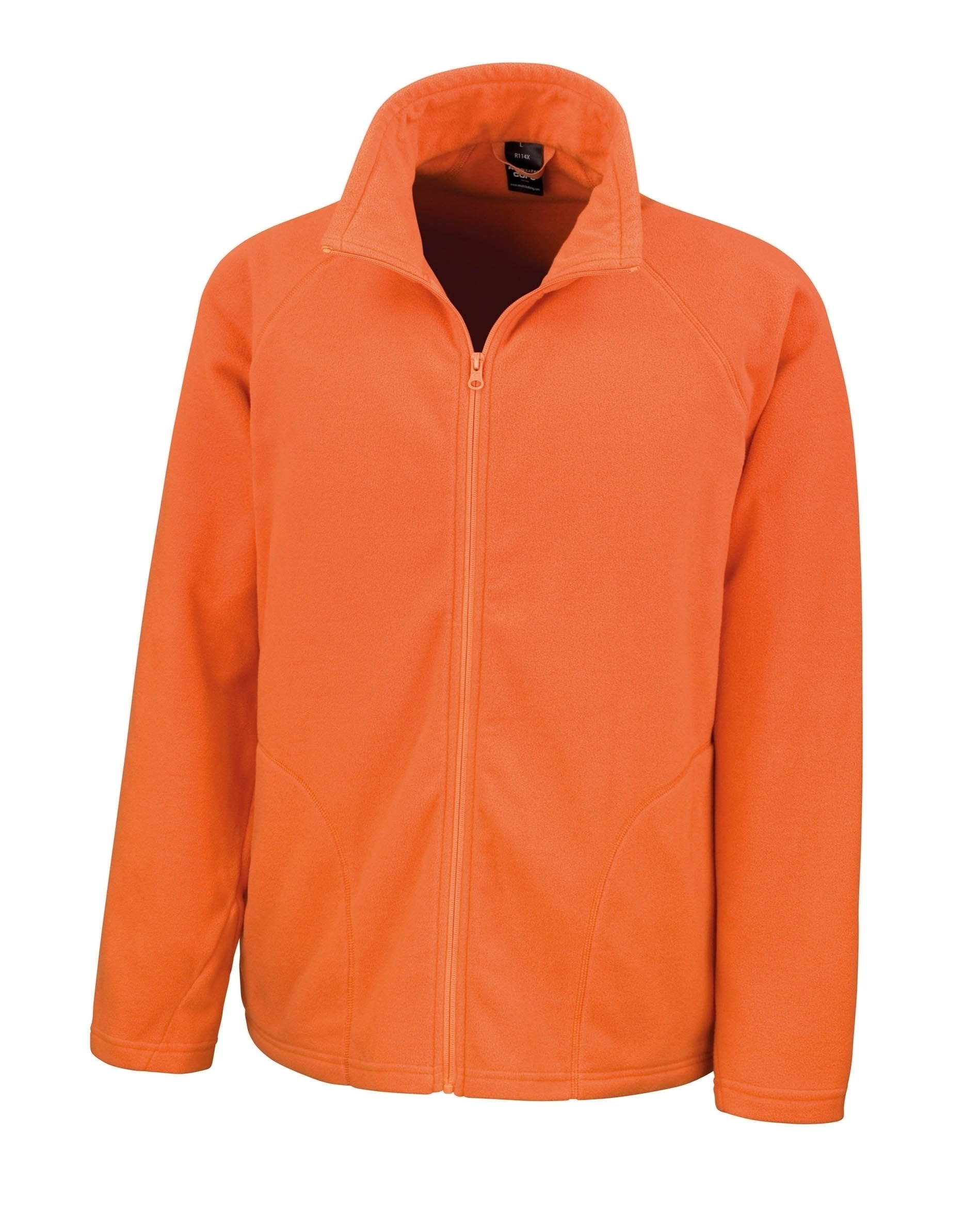VESTE MICROPOLAIRE LÉGÈRE Orange Orange, à personnaliser avec le logo de votre club. VESTE MICROPOLAIRE LÉGÈRE Orange Orange