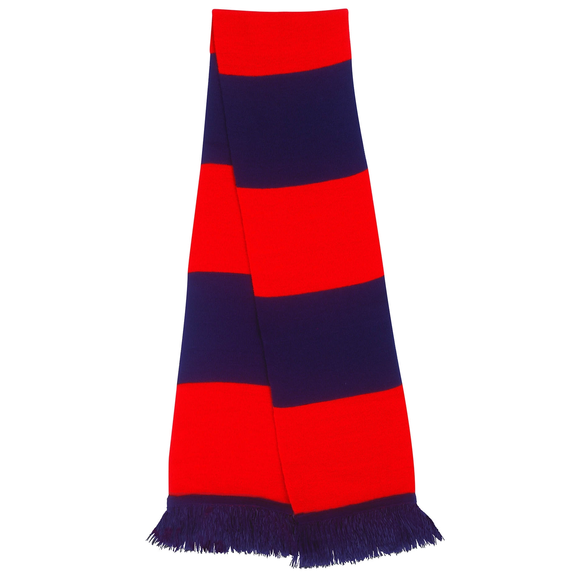 Team Scarf Navy/Red Bleu, à personnaliser avec le logo de votre club. Team Scarf Navy/Red Bleu
