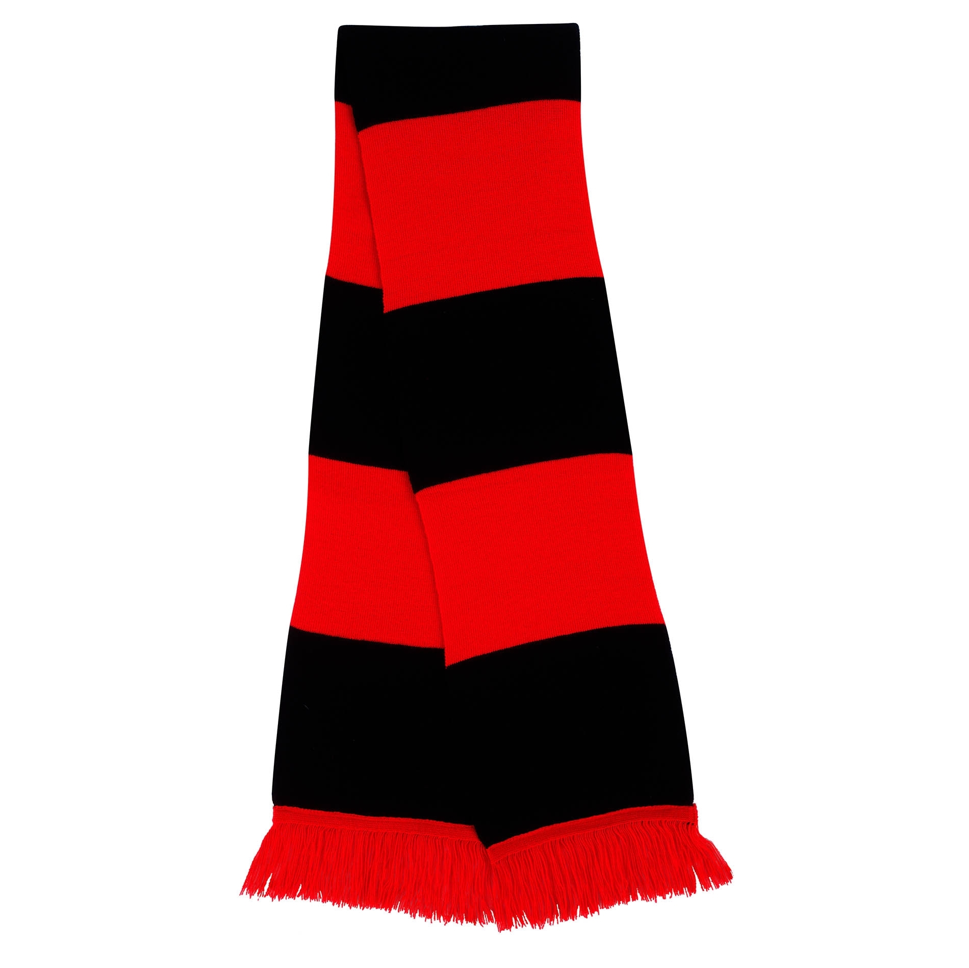 Team Scarf Red/Black Rouge, à personnaliser avec le logo de votre club. Team Scarf Red/Black Rouge